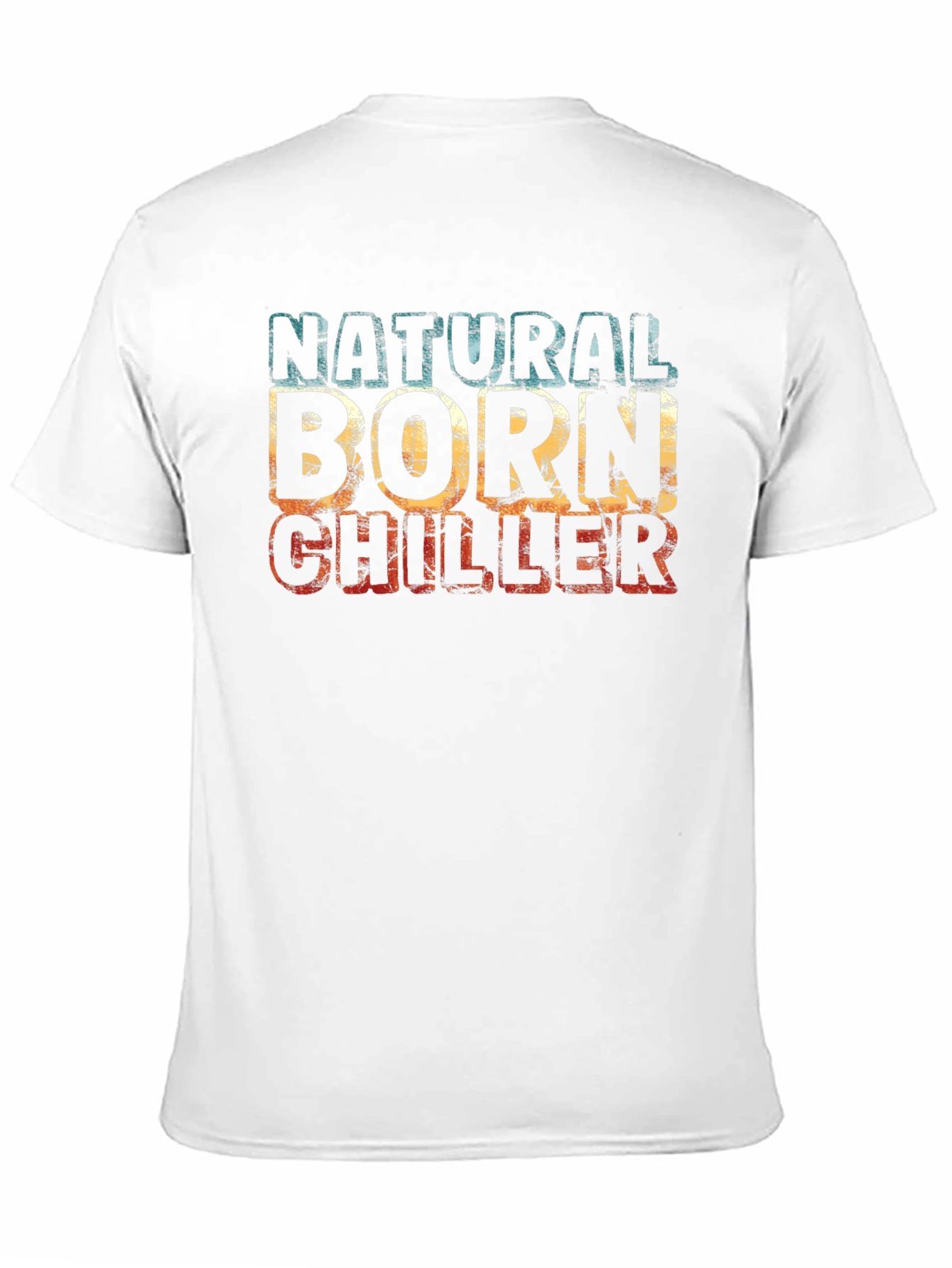 Black Natural Born Chiller Black T-Shirt view 11