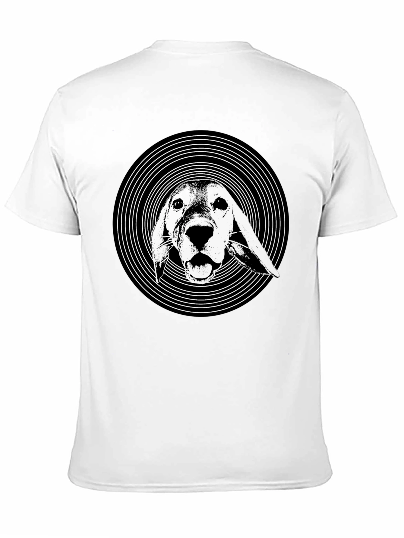 Black Dog Vinyl Graphic Black T-Shirt view 11
