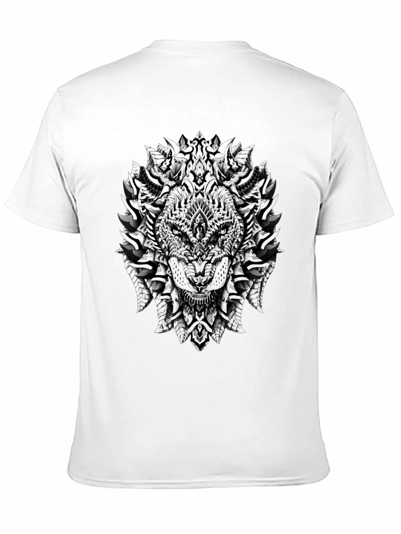 Black Dark Wolf Graphic Tee - Stylish Men's T-Shirt view 11