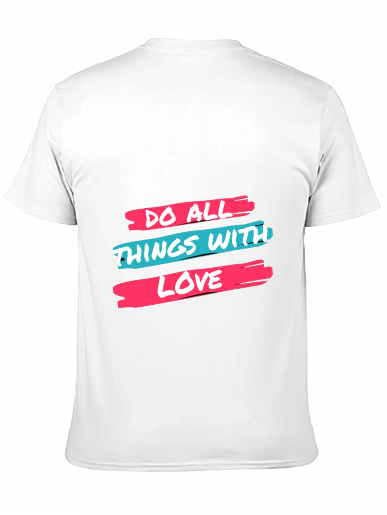 Black Do All Things With Love Black Tee view 11