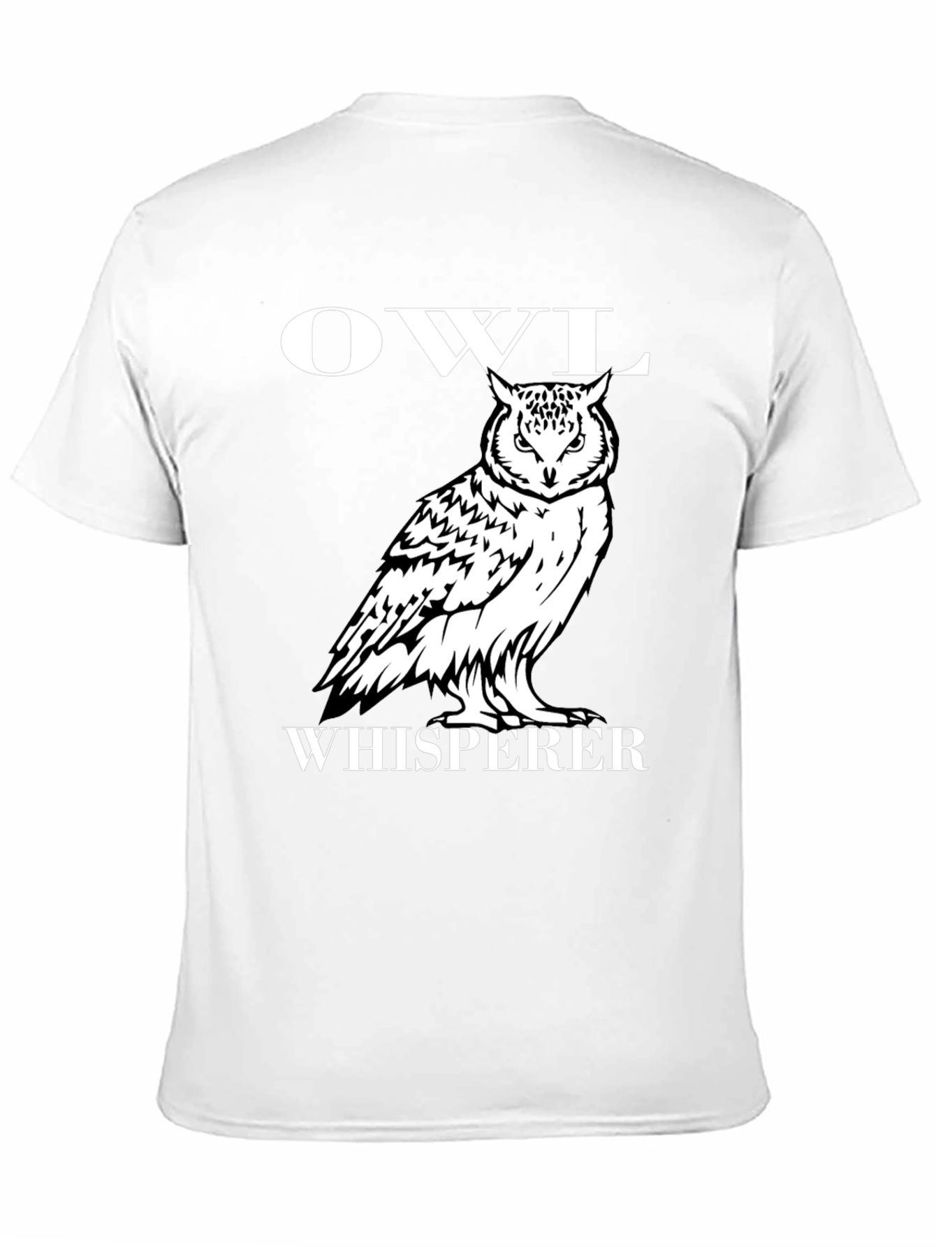 Black Owl Whisperer Graphic T-Shirt view 11