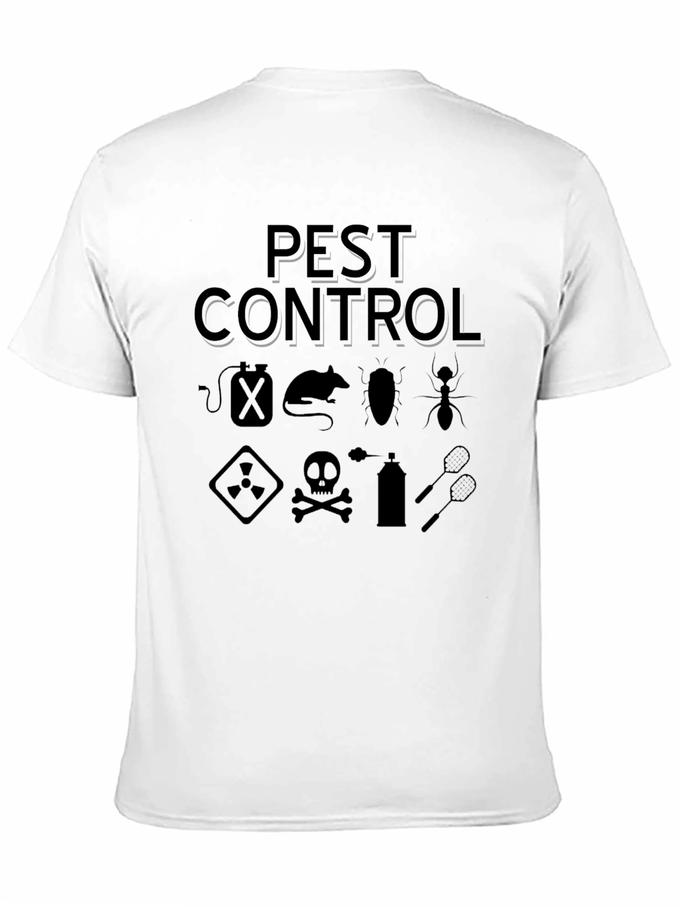Black Pest Control Graphic T-Shirt view 11