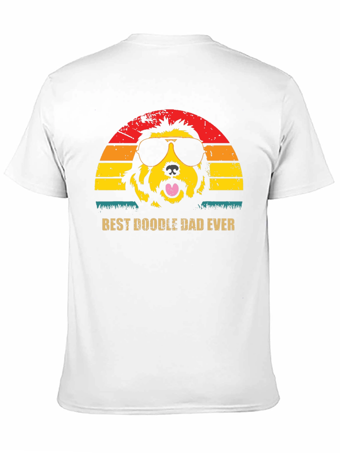 Black Best Doodle Dad Ever T-Shirt - Novelty Graphic Tee view 11