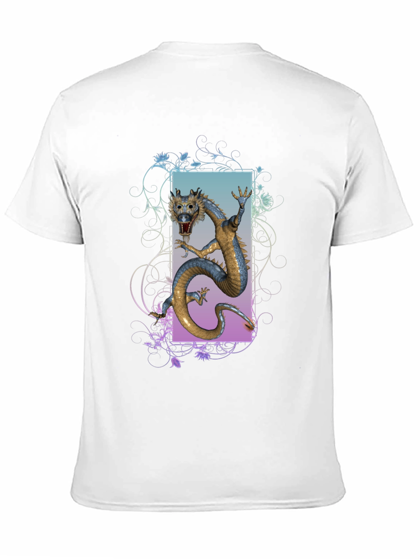 Black Dragon Graphic T-Shirt - Mythical Creature Tee view 11