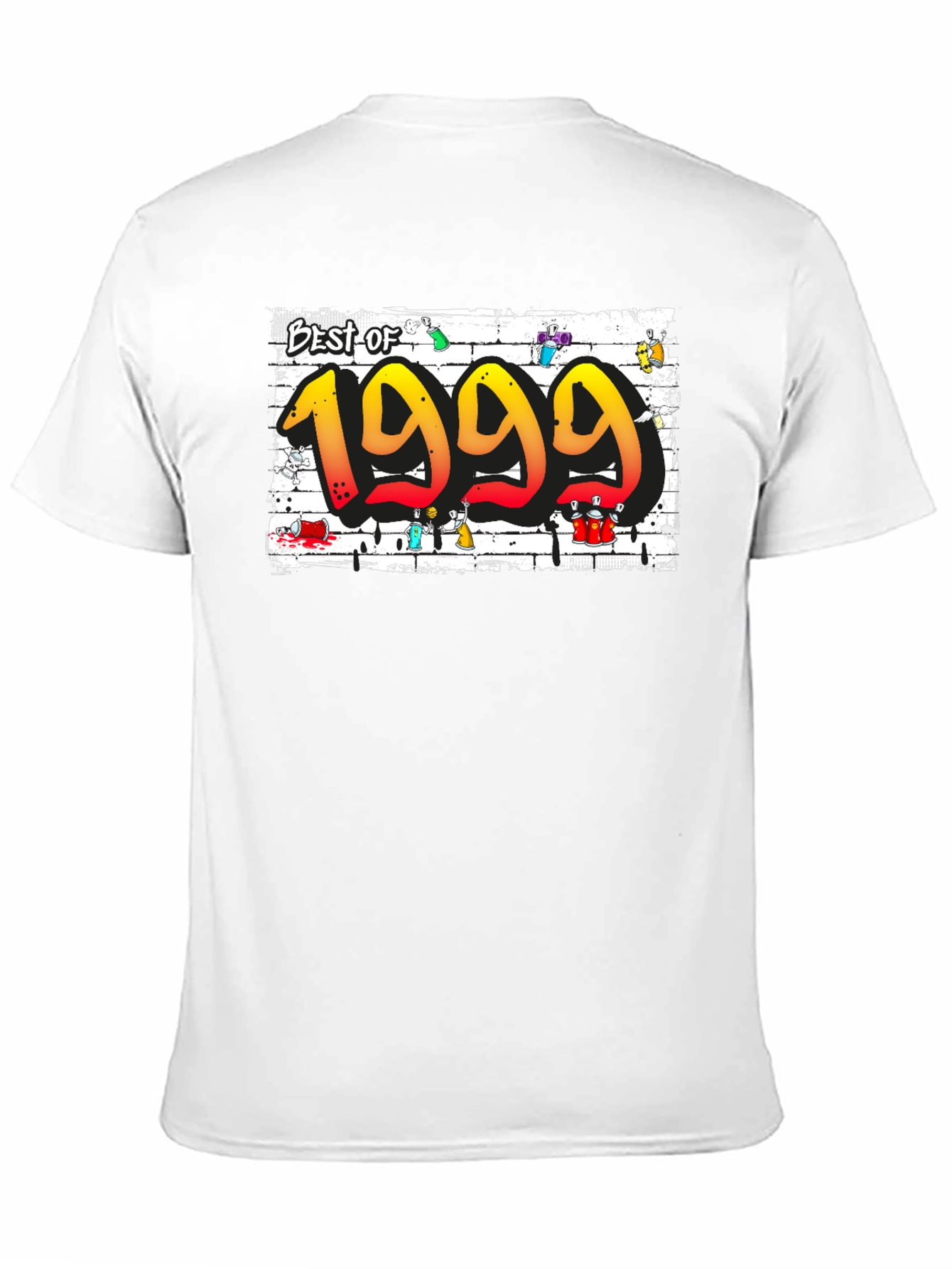 Black Best of 1999 Graphic Tee - Retro Style view 11