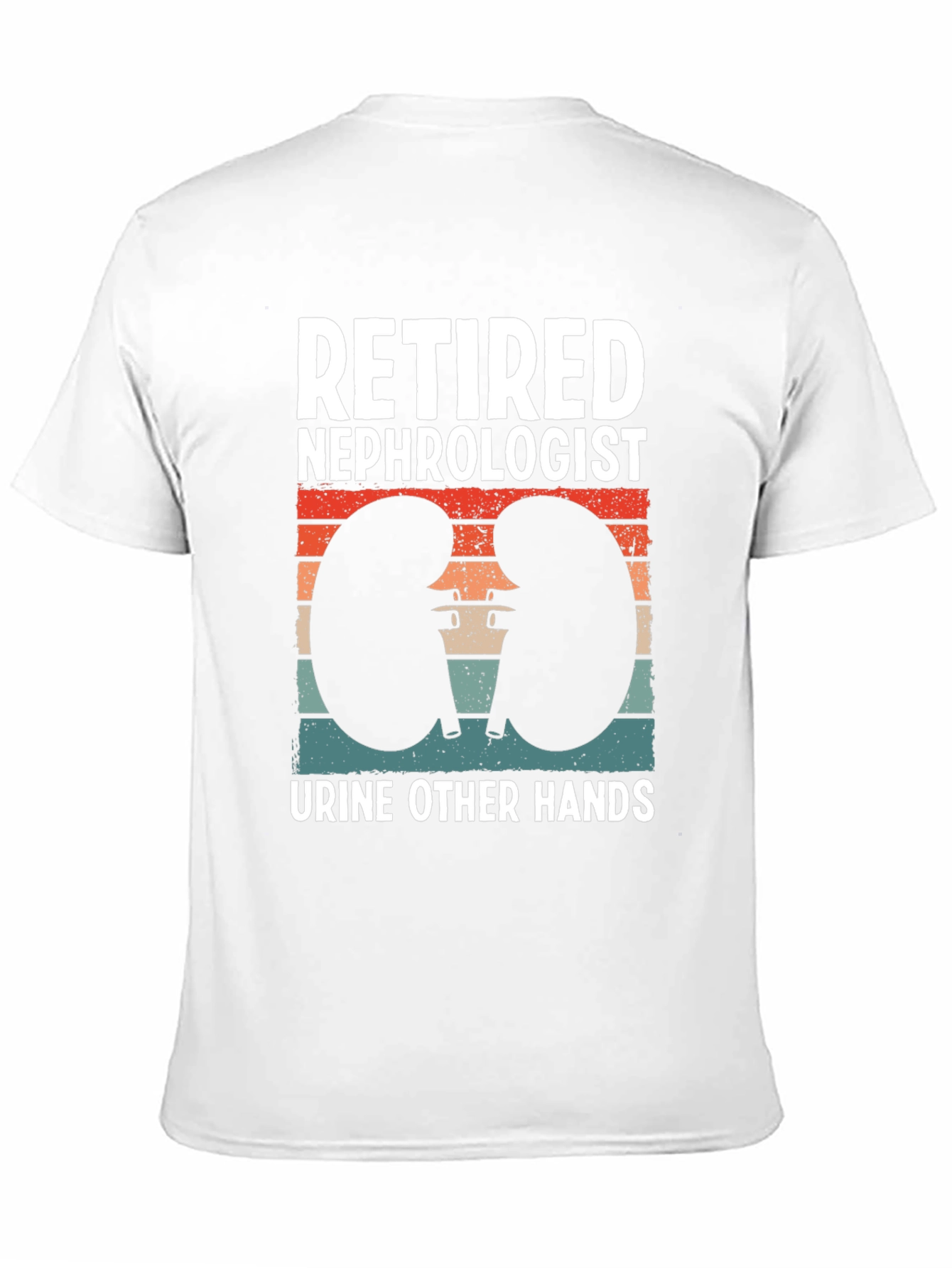 Black Retired Nephrologist T-Shirt - Funny Urologist Gift view 11
