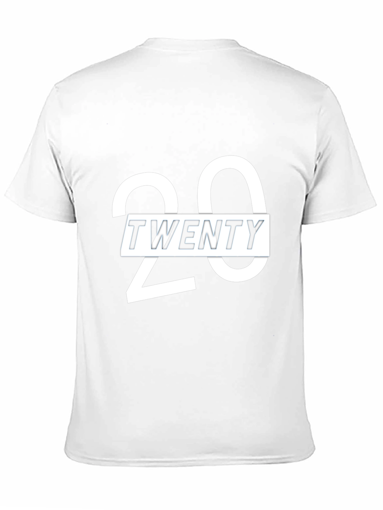 Black Stylish Twenty Graphic Print Crew Neck T-Shirt view 11