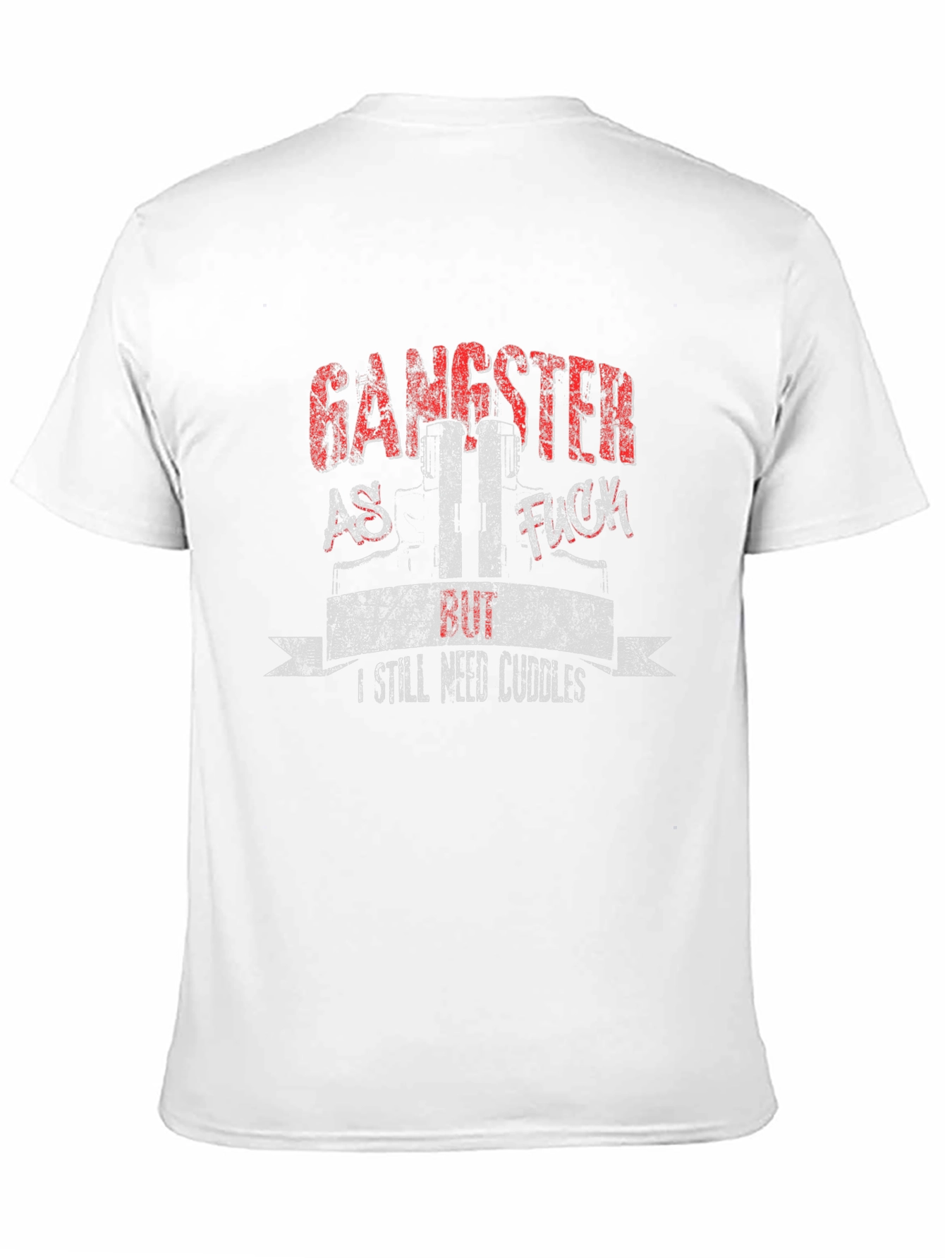 Black Gangster But Cuddles Men's T-Shirt view 11