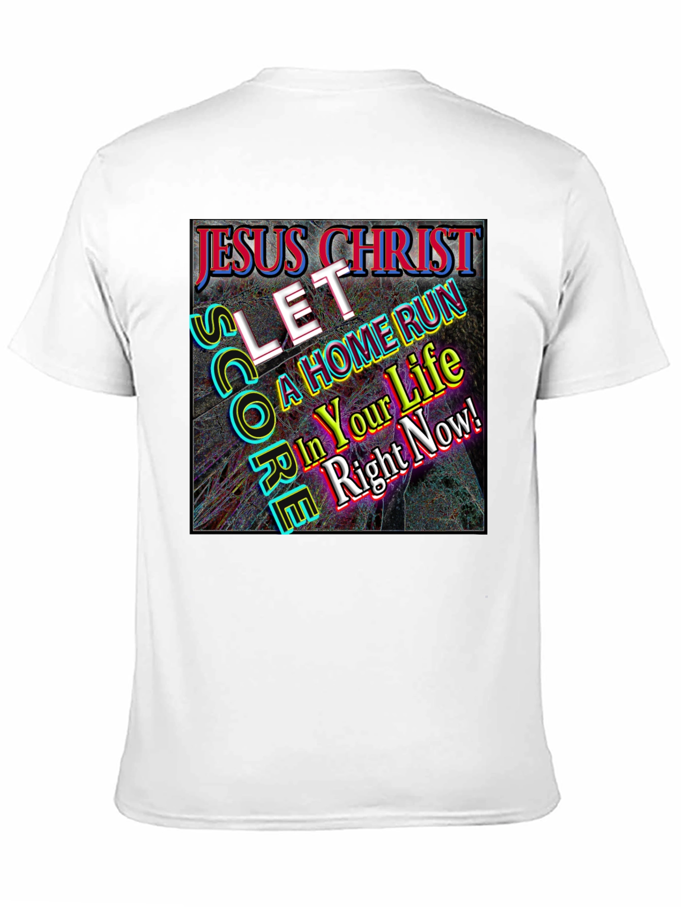 Black Jesus Christ Home Run Graphic Tee view 11