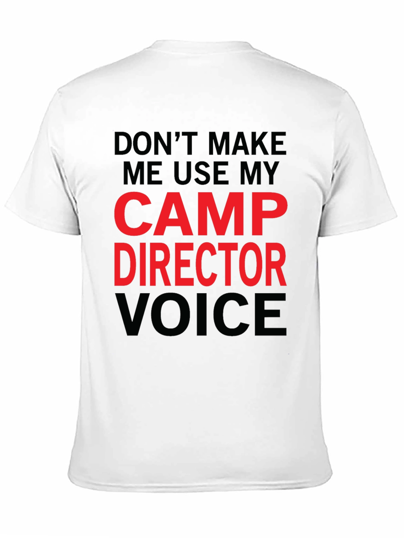 Black Camp Director T-Shirt - Funny Camping Gift view 11