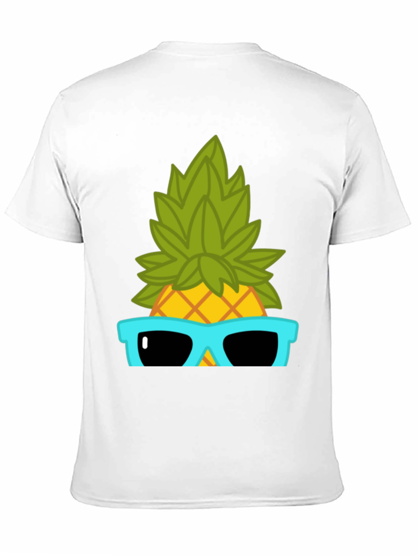Black Cool Pineapple Graphic T-Shirt - Summer Vibes view 11