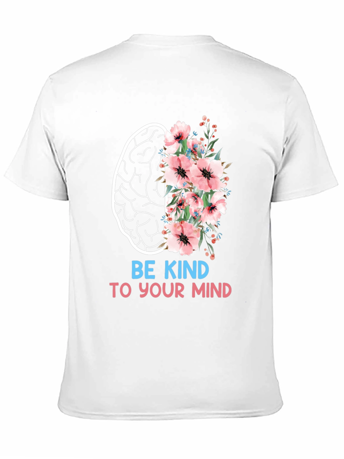 Black Be Kind To Your Mind Graphic Tee view 11