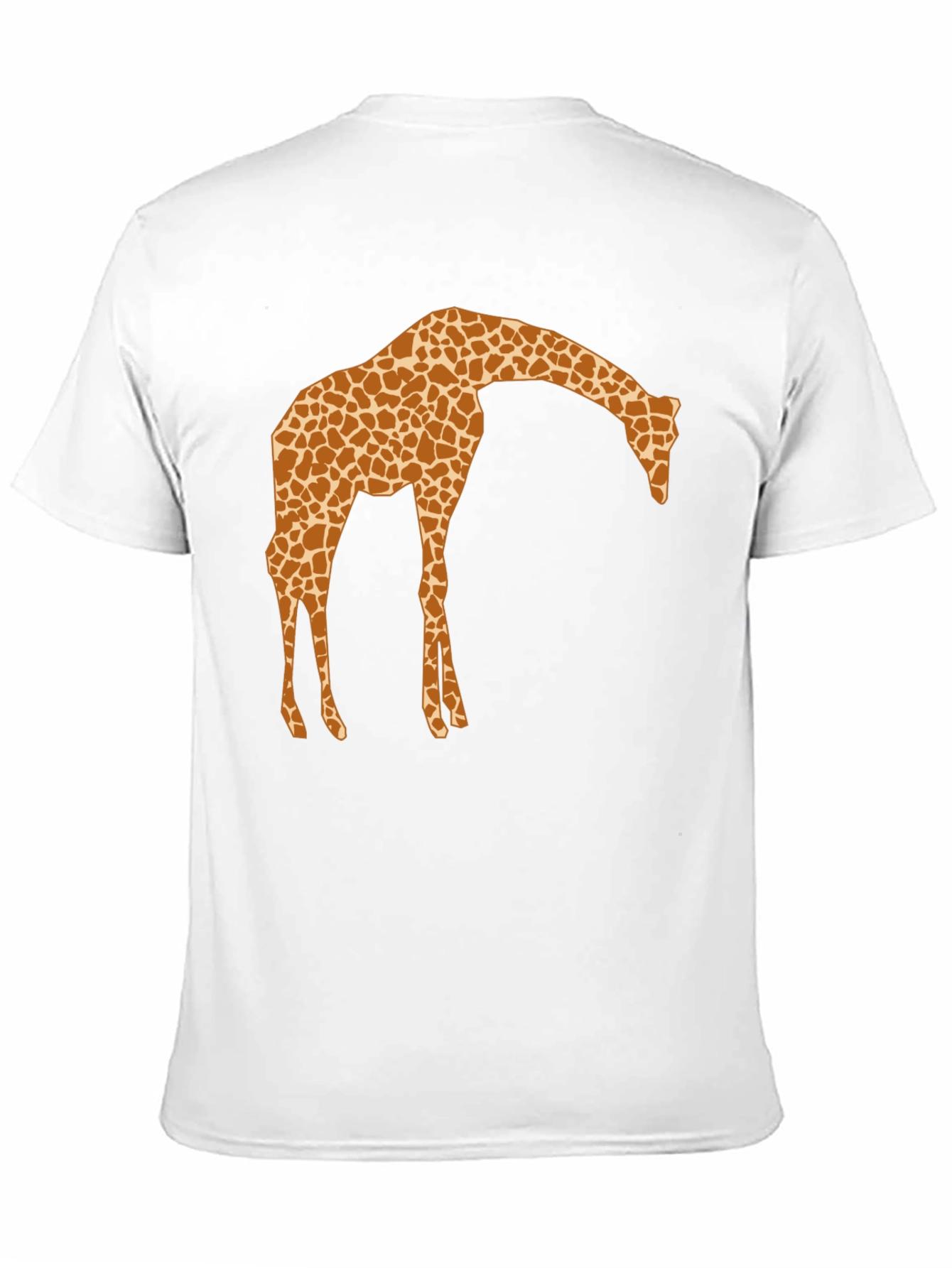 Black Giraffe Print Crew Neck T-Shirt view 11