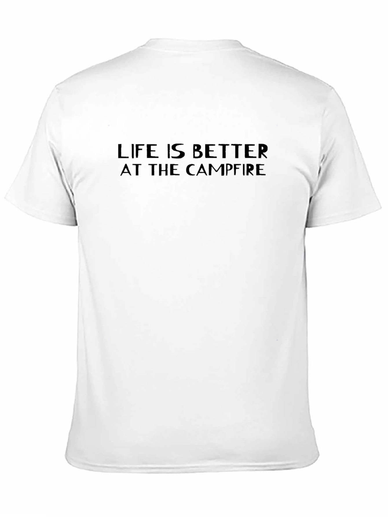 Black Life is Better at the Campfire Black T-Shirt view 11