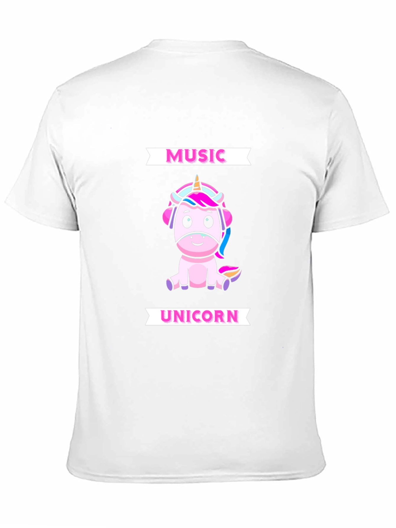 Black Music Unicorn Graphic T-Shirt view 11