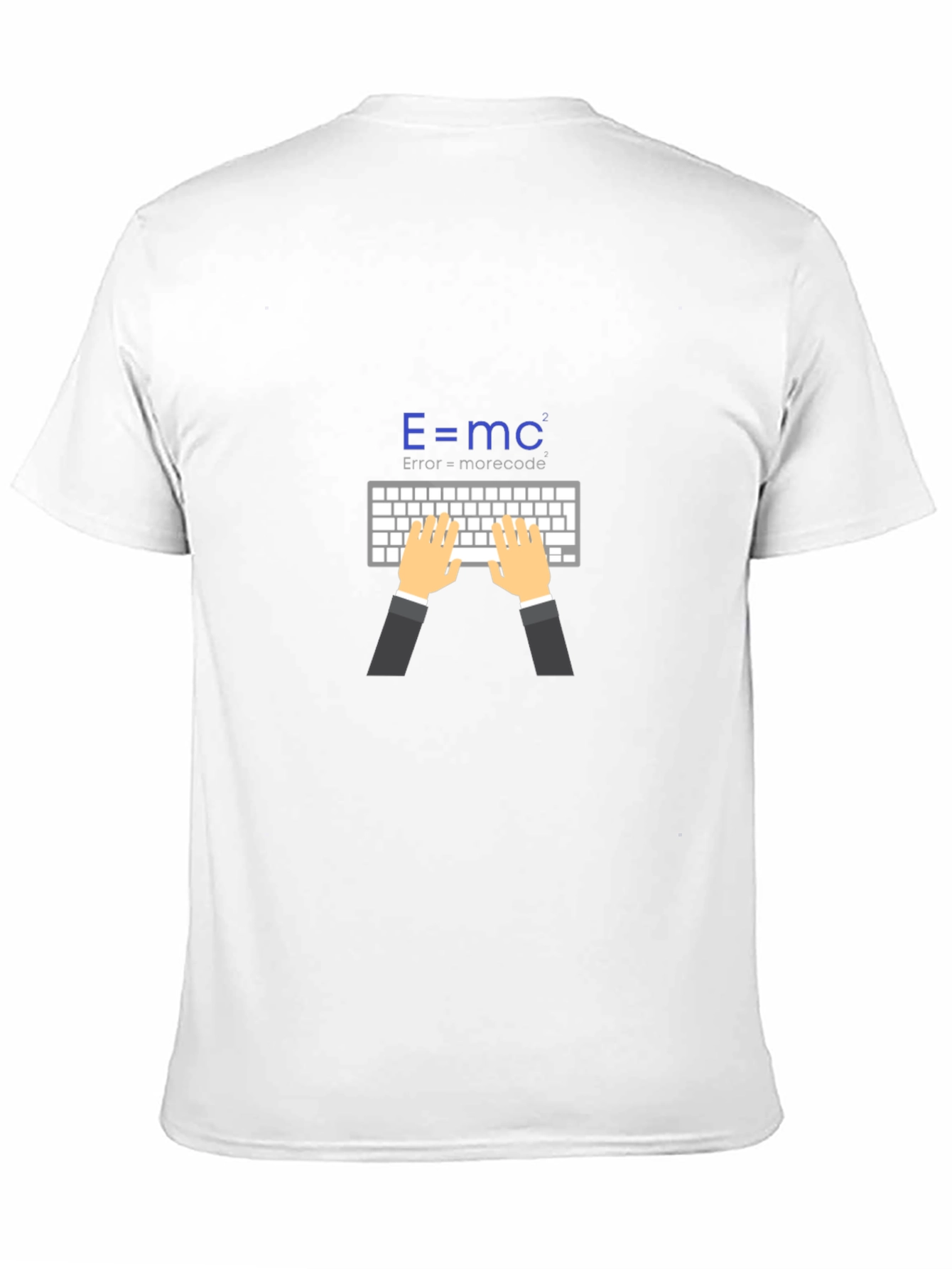 Black E=mc² Coding T-Shirt - Error = More Code view 11