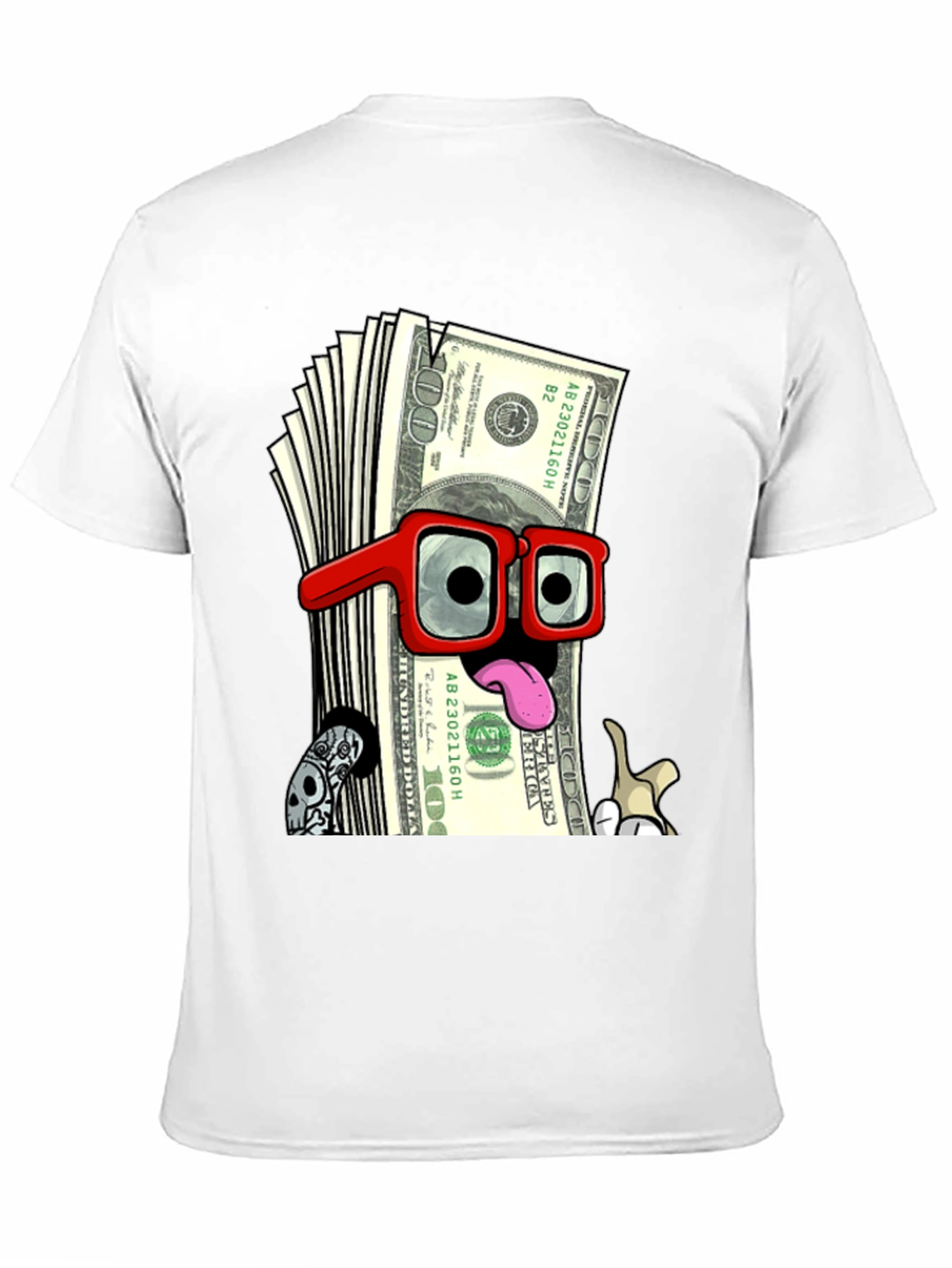 Black Money Man Graphic Tee view 11