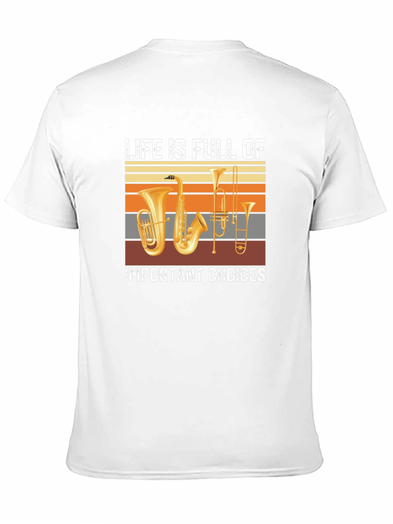 Black Life Choices Music T-Shirt view 11