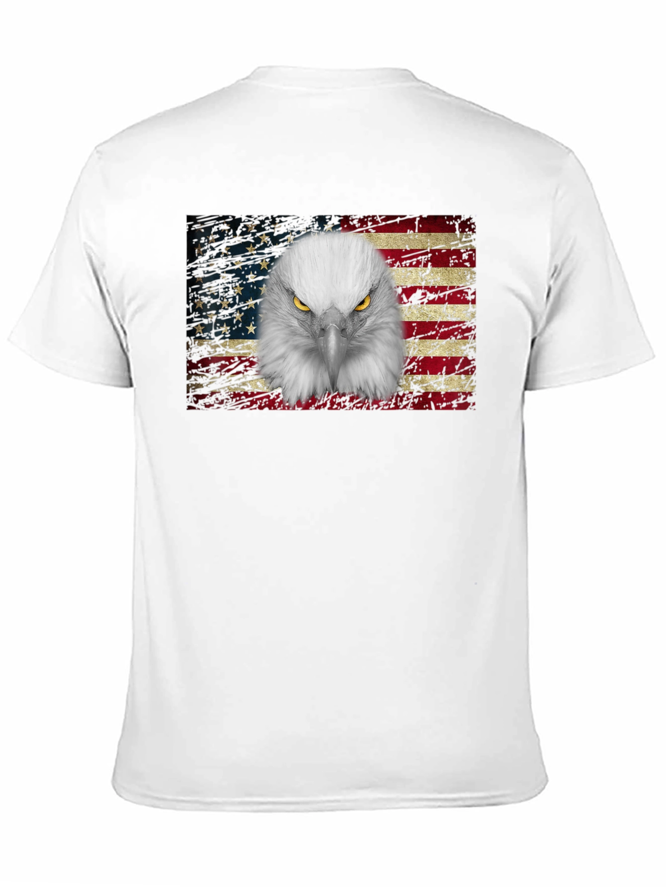 Black Eagle Flag Graphic T-Shirt view 11