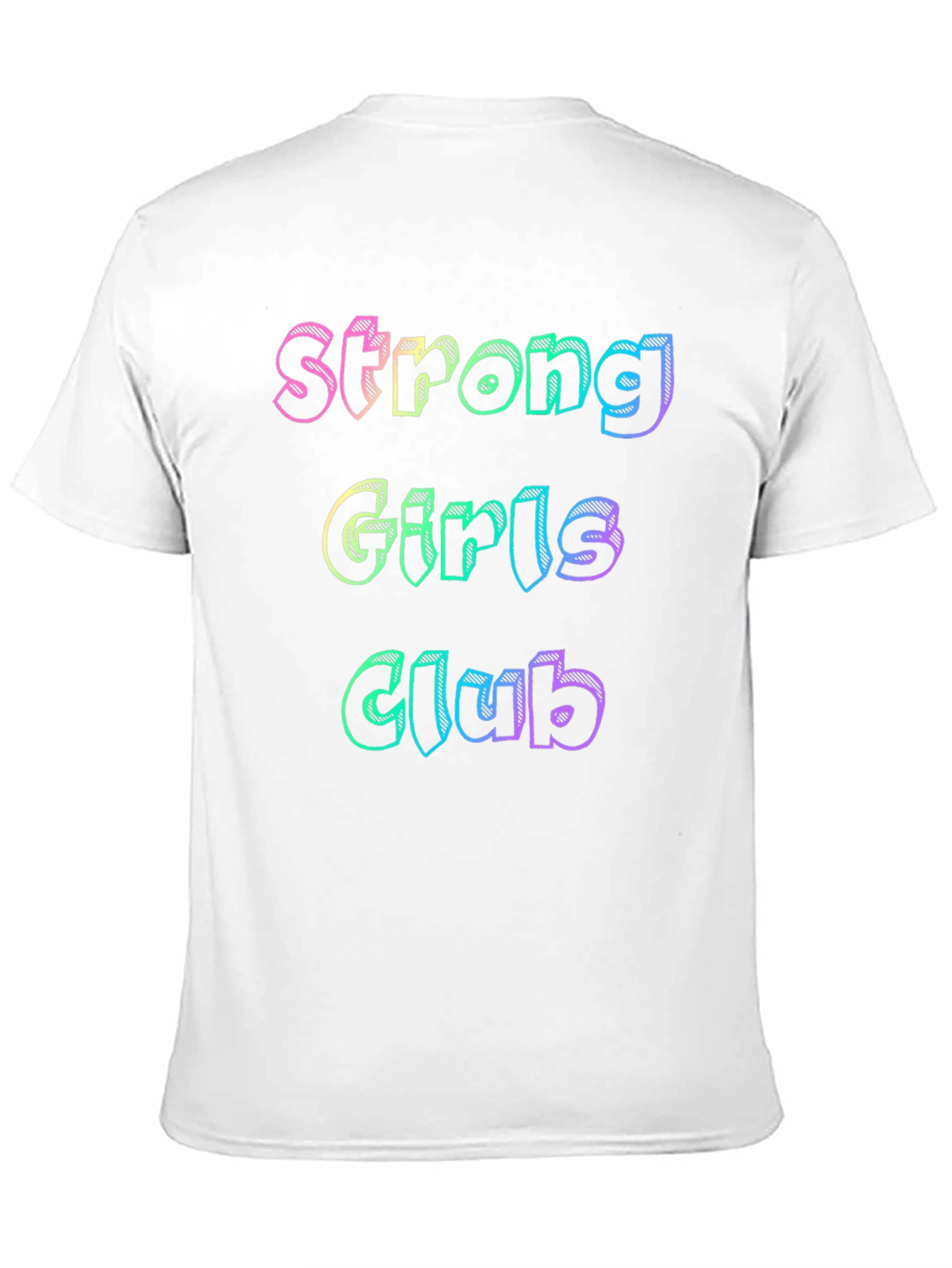 Black Strong Girls Club Black T-Shirt view 11