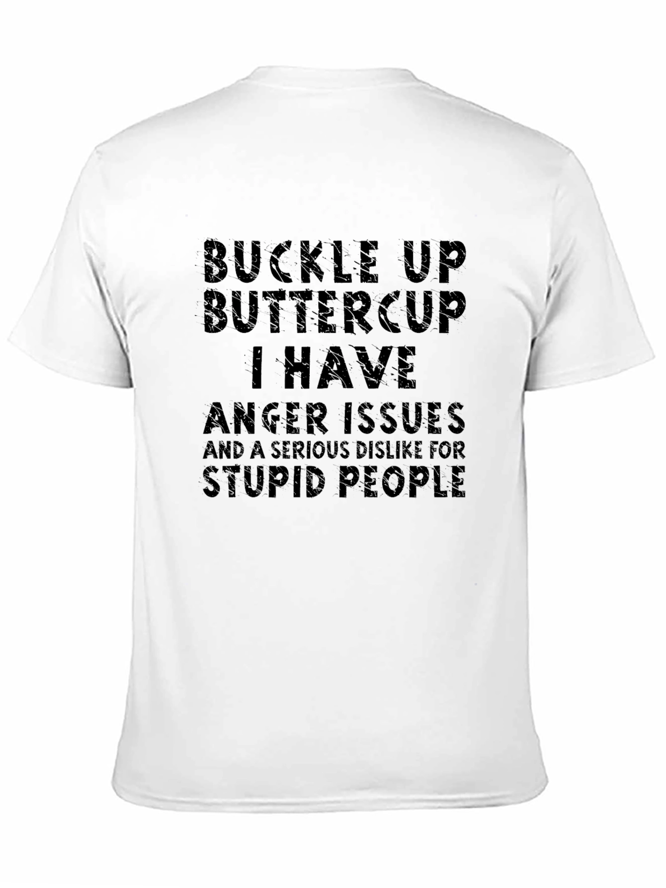Black Buckle Up Buttercup T-Shirt view 11