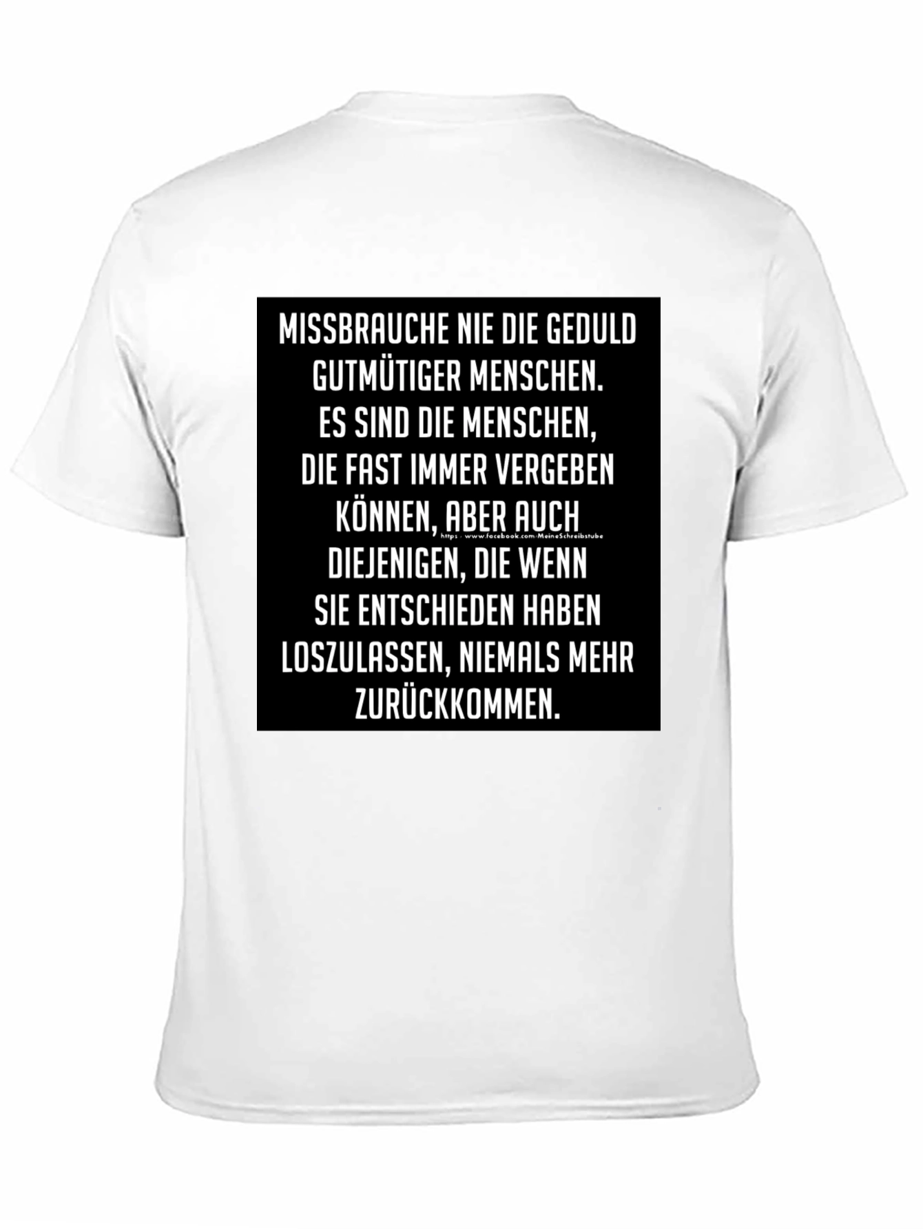 Black Men's Graphic T-Shirt - German Quote view 11