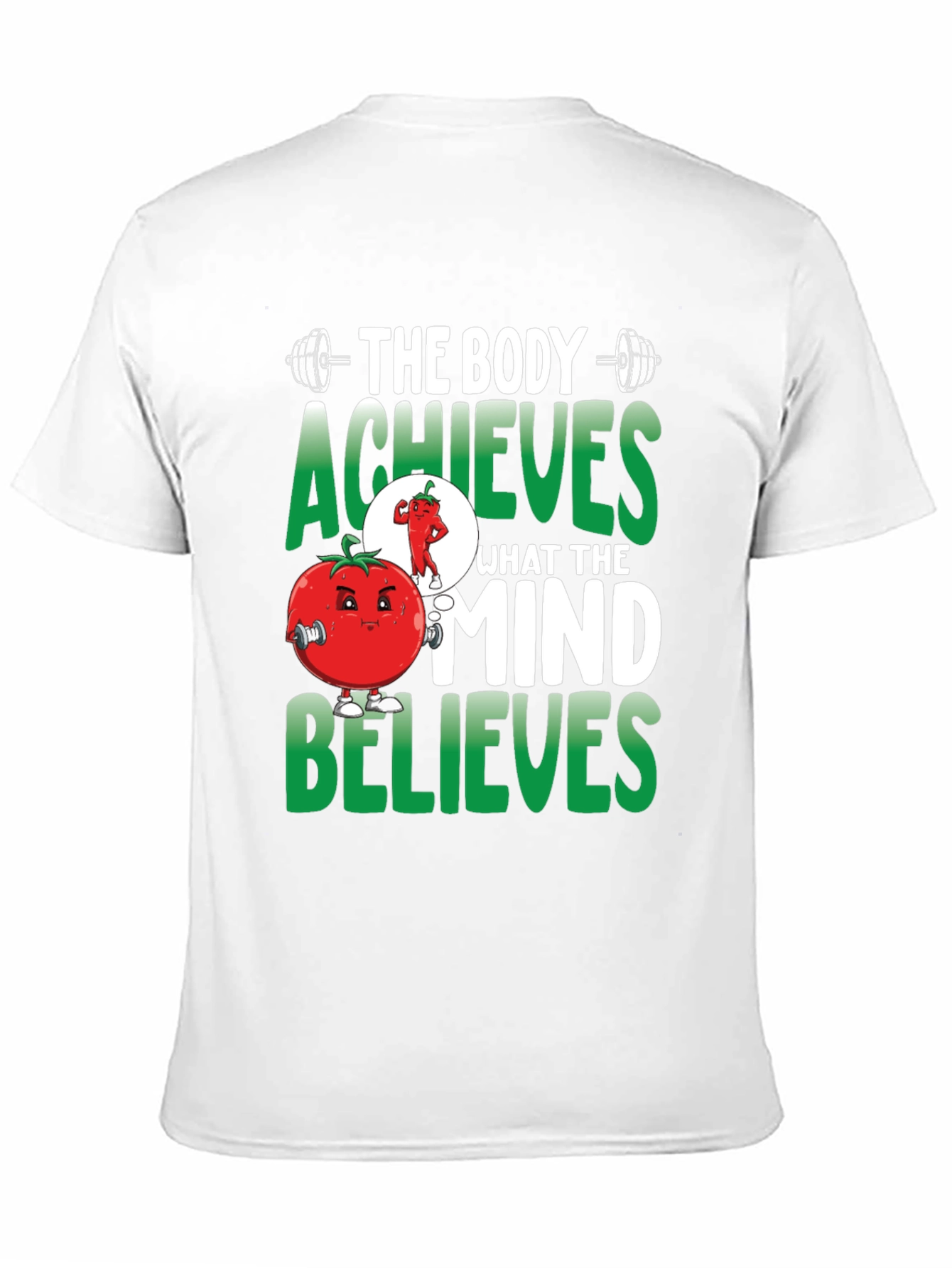 Black Body Achieves Mind Believes T-Shirt view 11