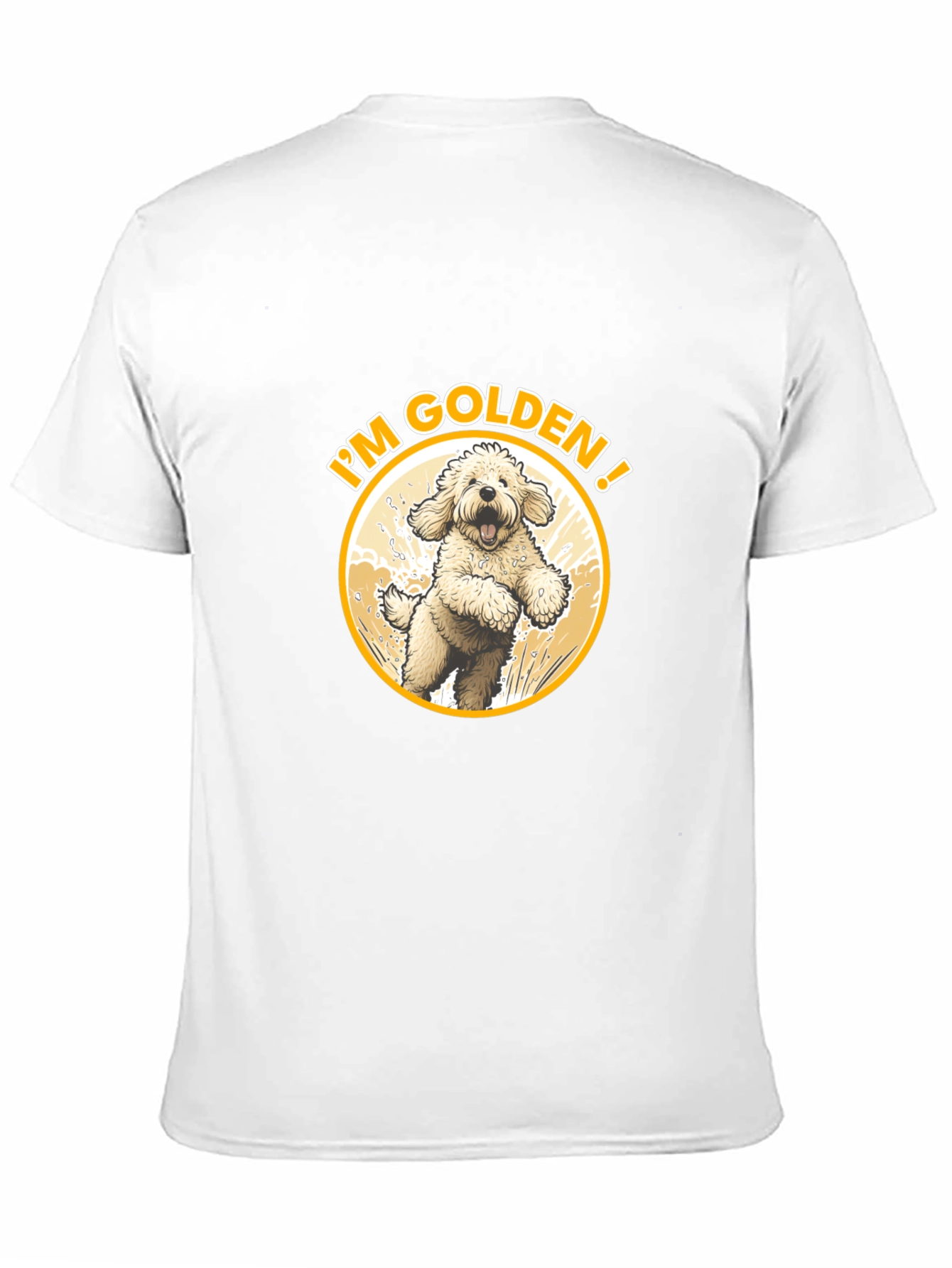 Black I'm Golden Dog Lover T-Shirt view 11