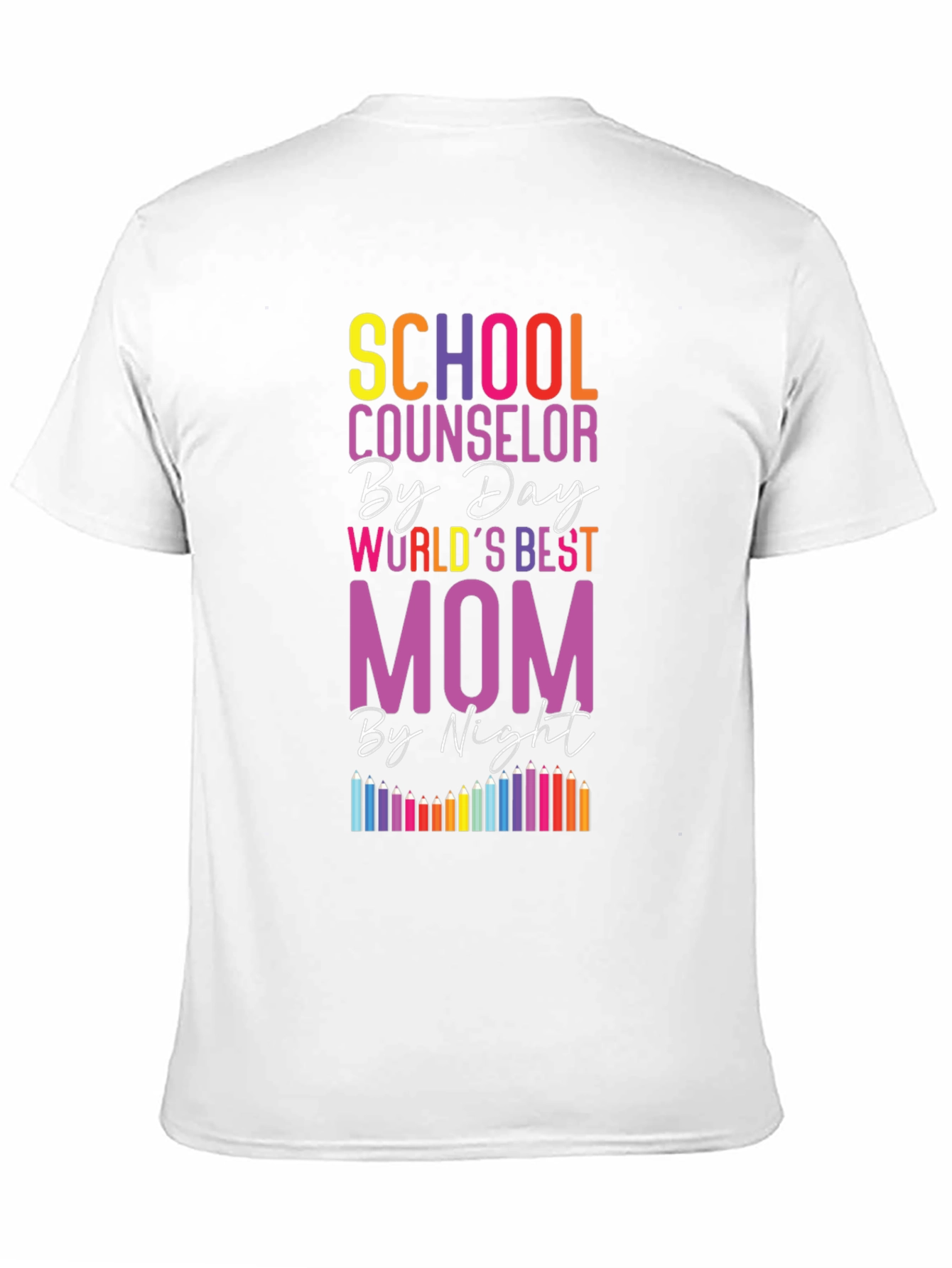 Black School Counselor Mom T-Shirt view 11