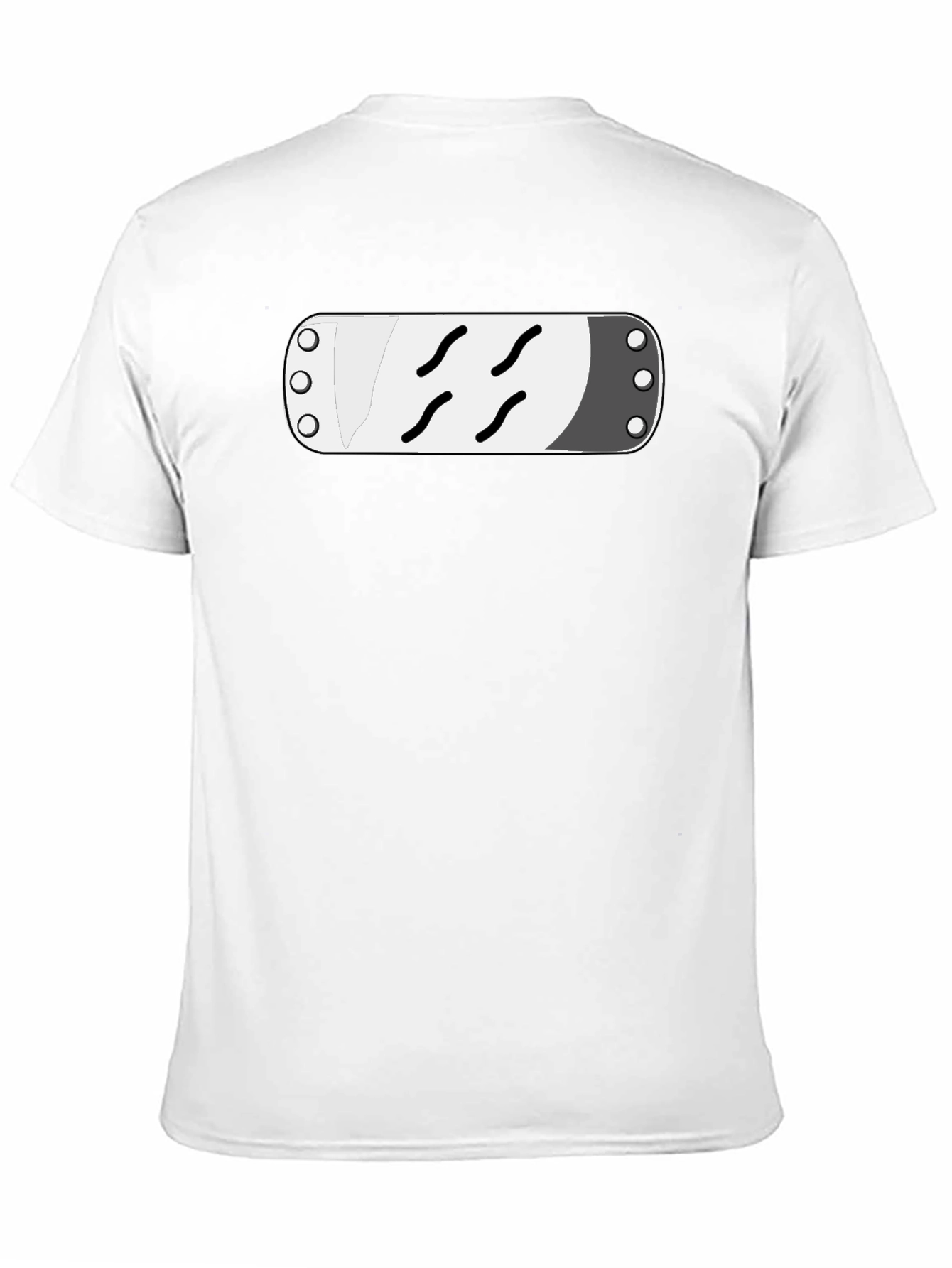 Black Hidden Leaf Village Anime Graphic Tee - Black Cotton view 11