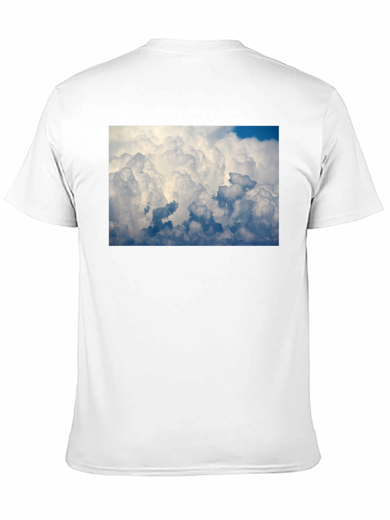 Black Cloudscape Graphic Tee - Men's Black T-Shirt view 11