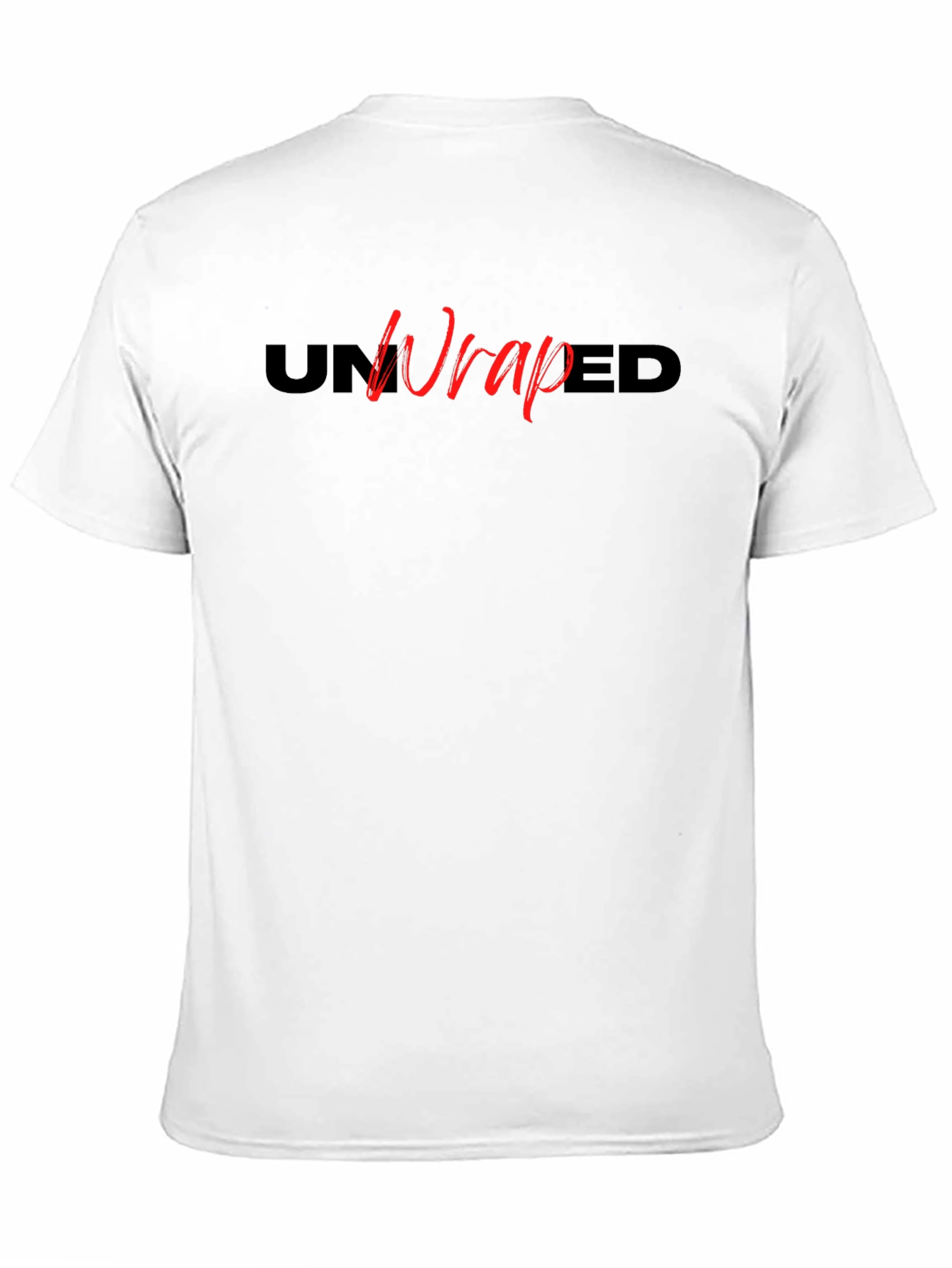 Black UnWrapped Graphic Tee - Black Cotton Blend view 11