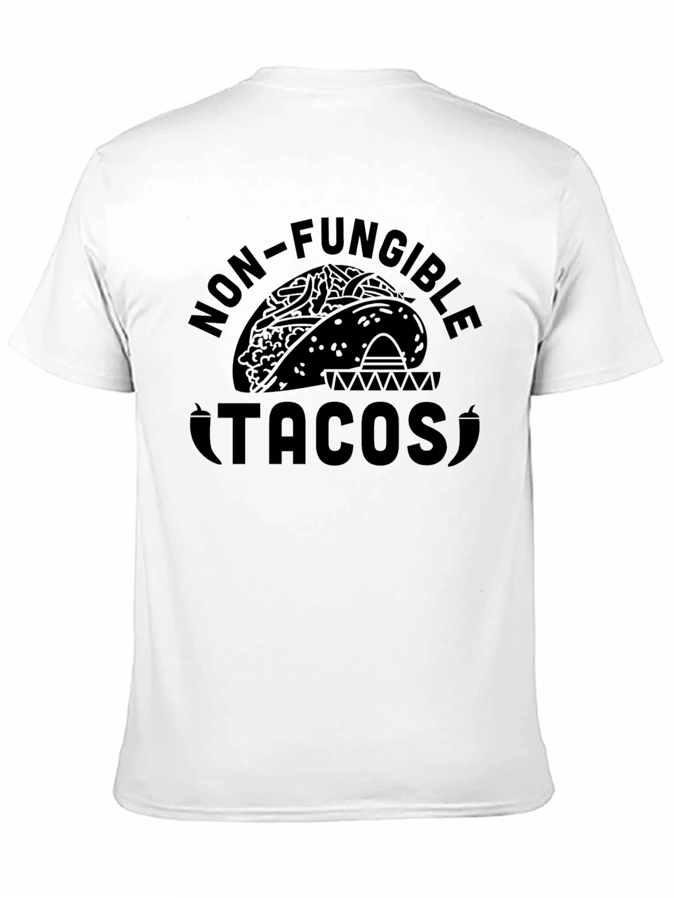 Black Non-Fungible Tacos Graphic Tee - Black view 11