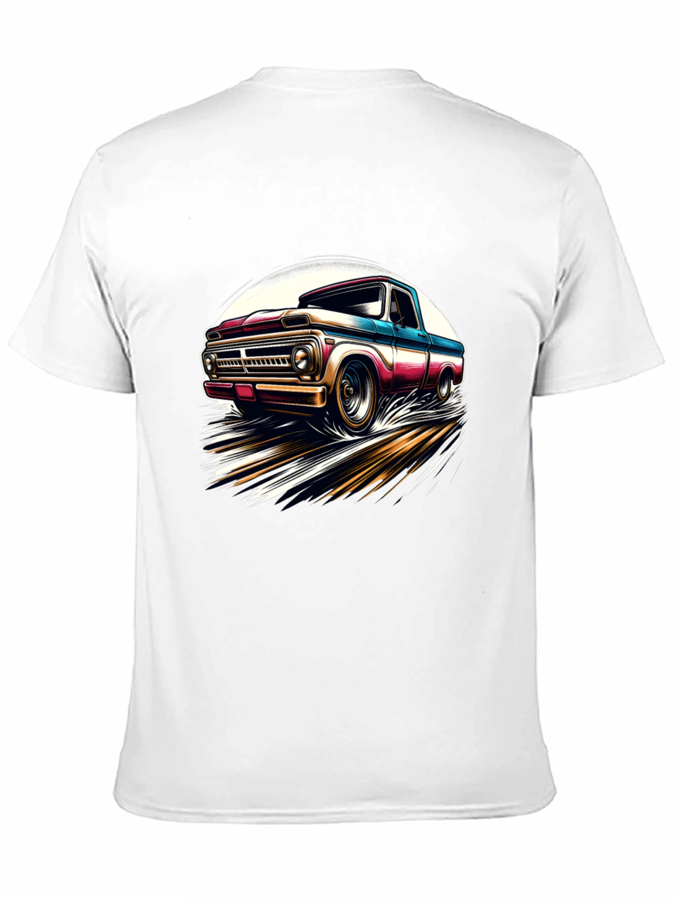 Black Vintage Truck Graphic Tee - Classic Cool Style view 11