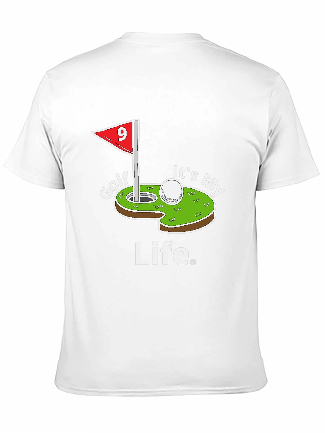 Black Golf It's My Life Black T-Shirt view 11