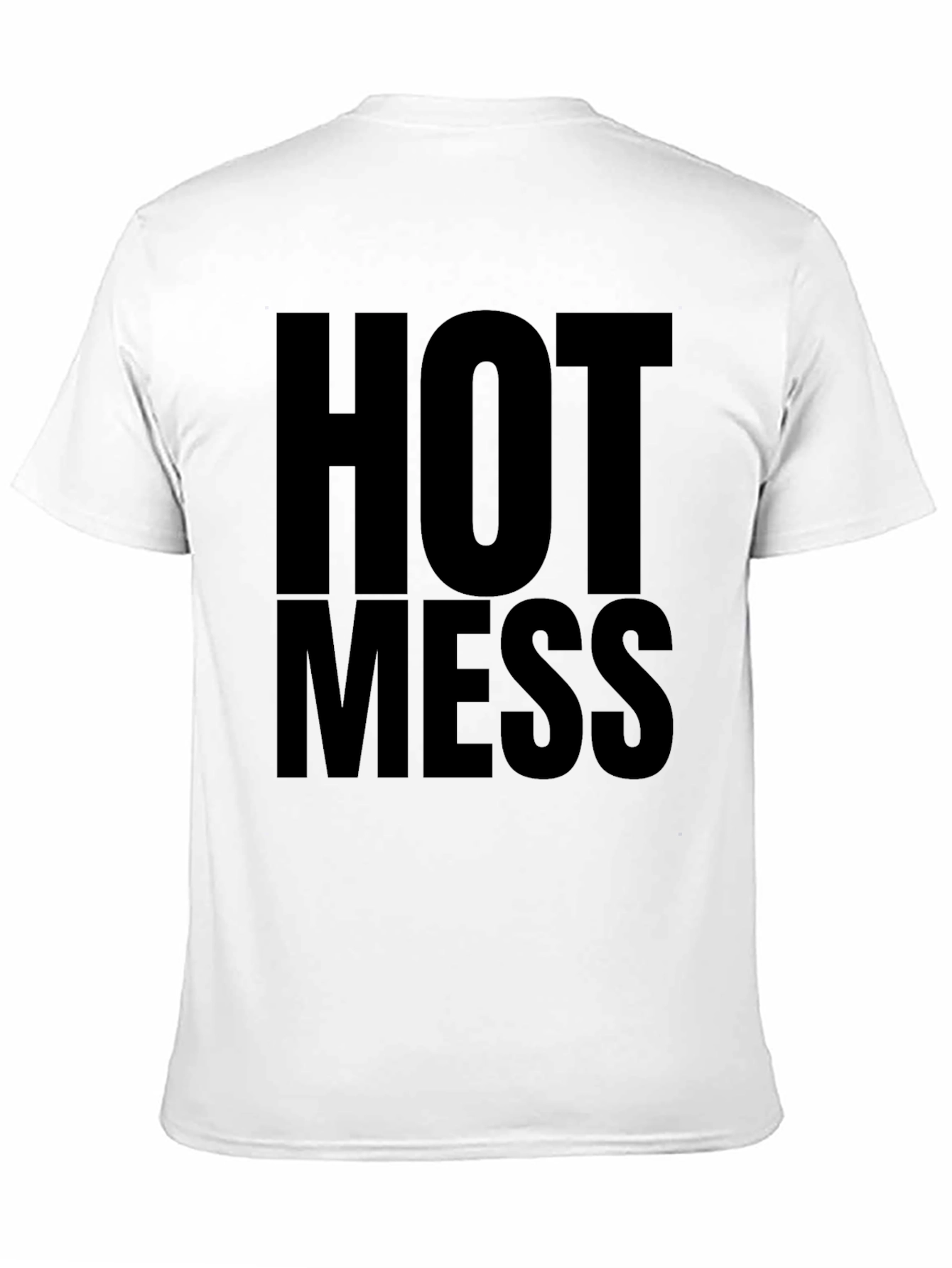 Black Hot Mess Graphic T-Shirt - Bold Statement Tee view 11