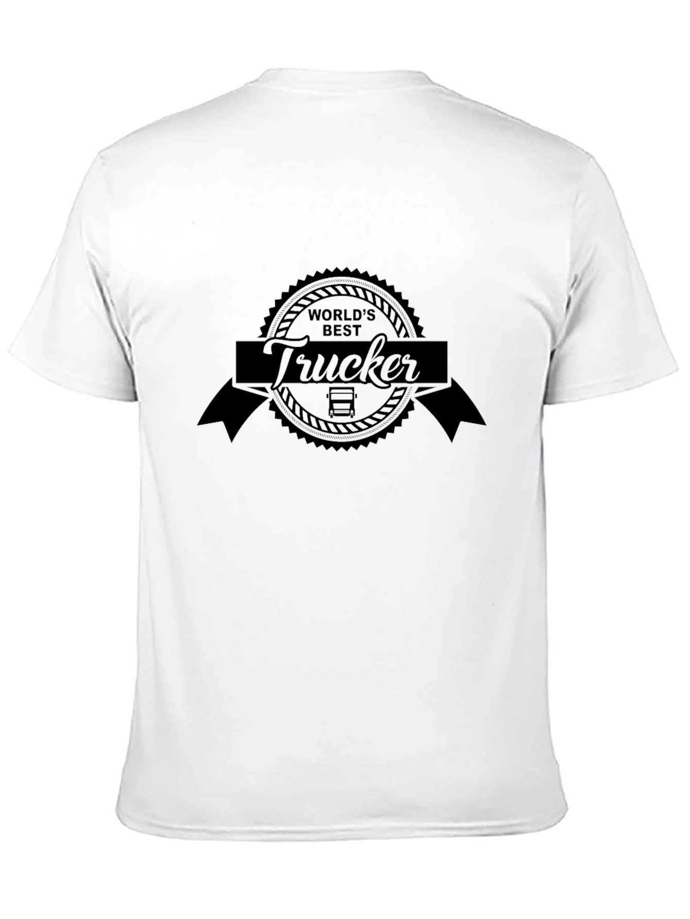 Black World's Best Trucker Black Graphic Tee view 11