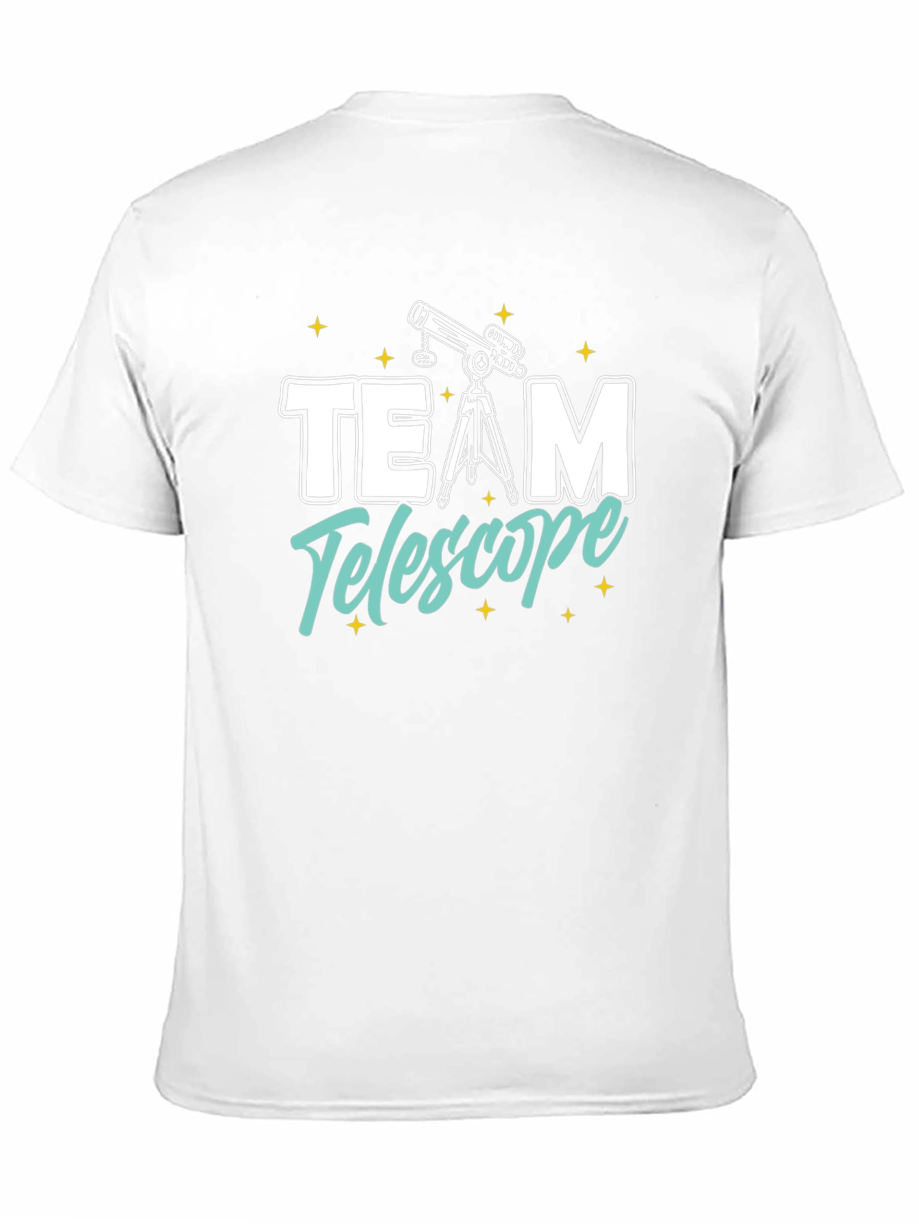 Black Team Telescope Black Graphic Tee view 11