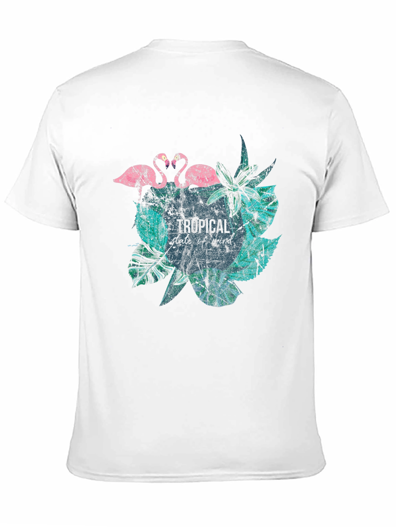 Black Tropical State of Mind Graphic Tee view 11