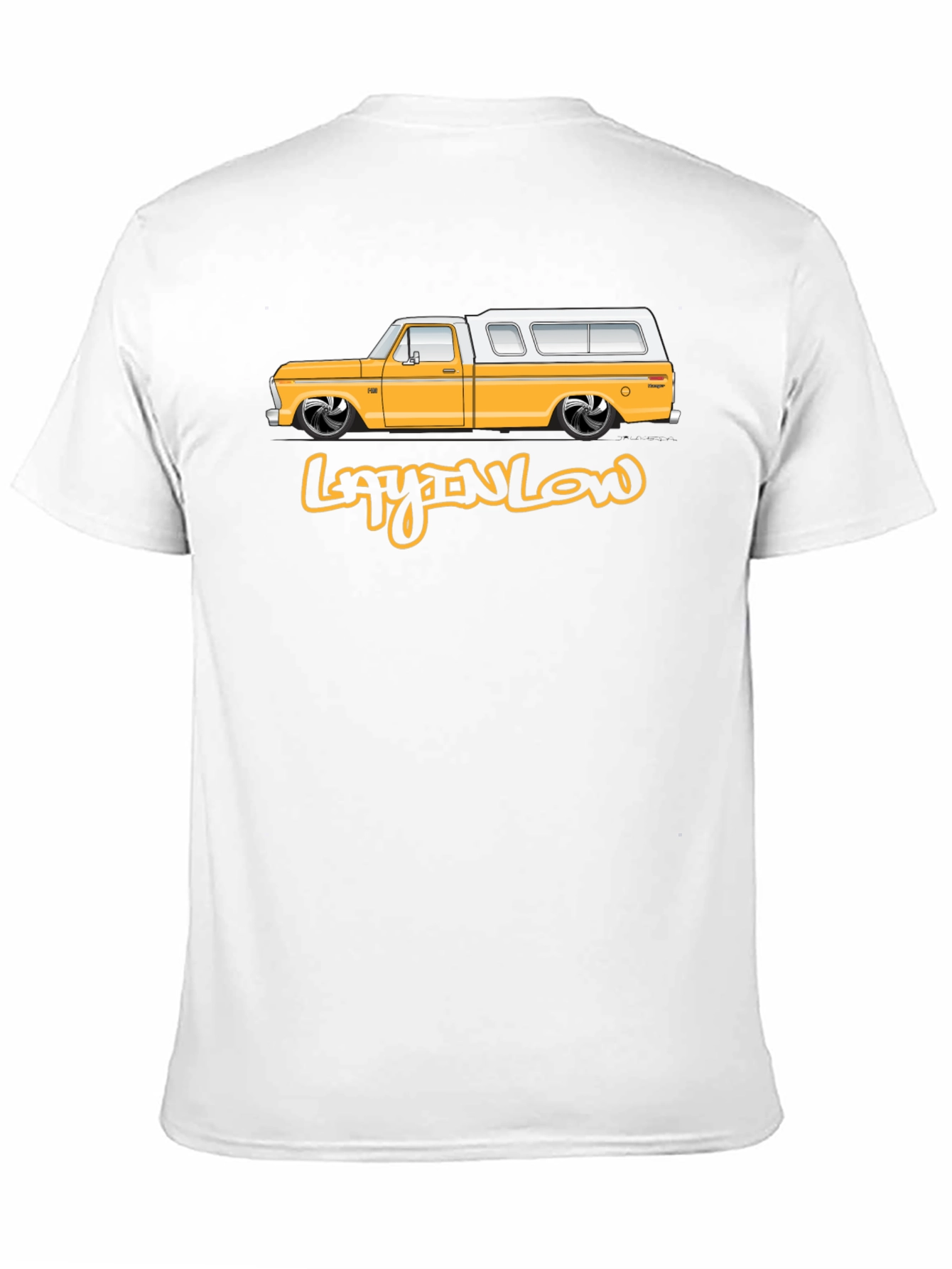 Black Lay'n Low Truck T-Shirt view 11