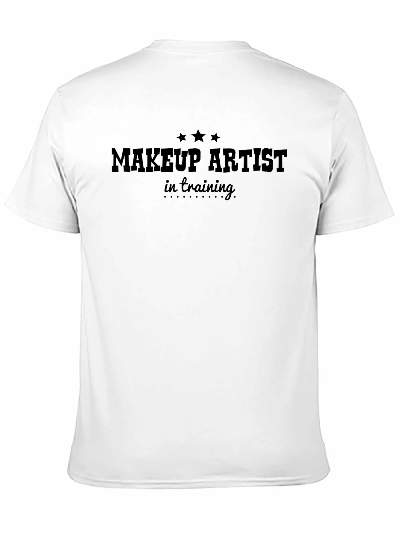 Black Makeup Artist in Training Graphic T-Shirt view 11