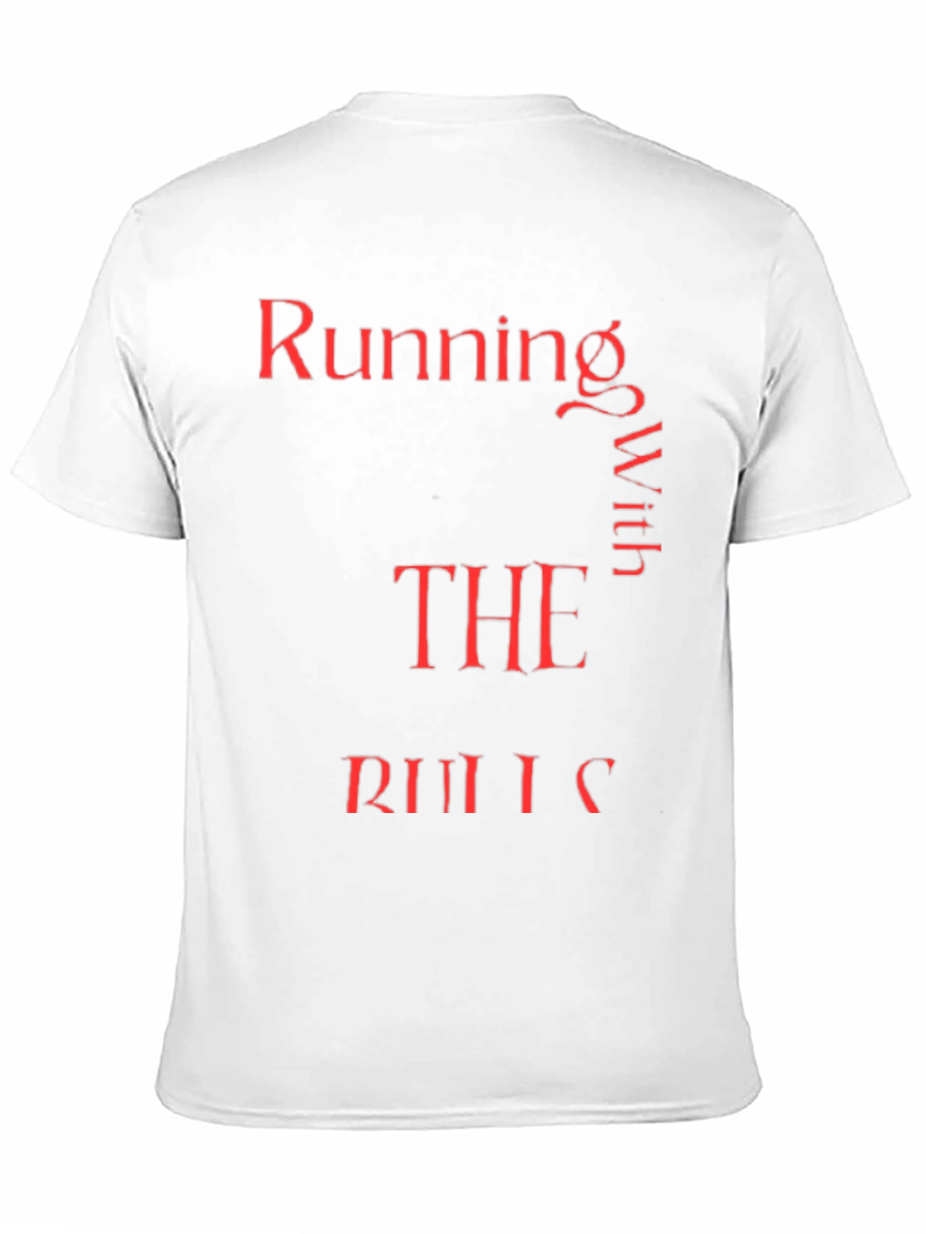 Black Running With The Rules Red Text Graphic Tee view 11