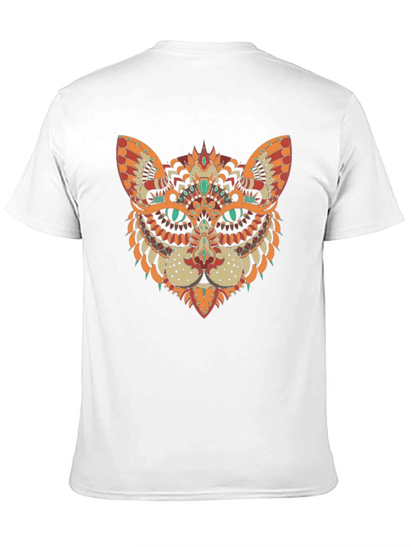 Black Mystic Cat Graphic Tee - Stylish Black T-Shirt view 11