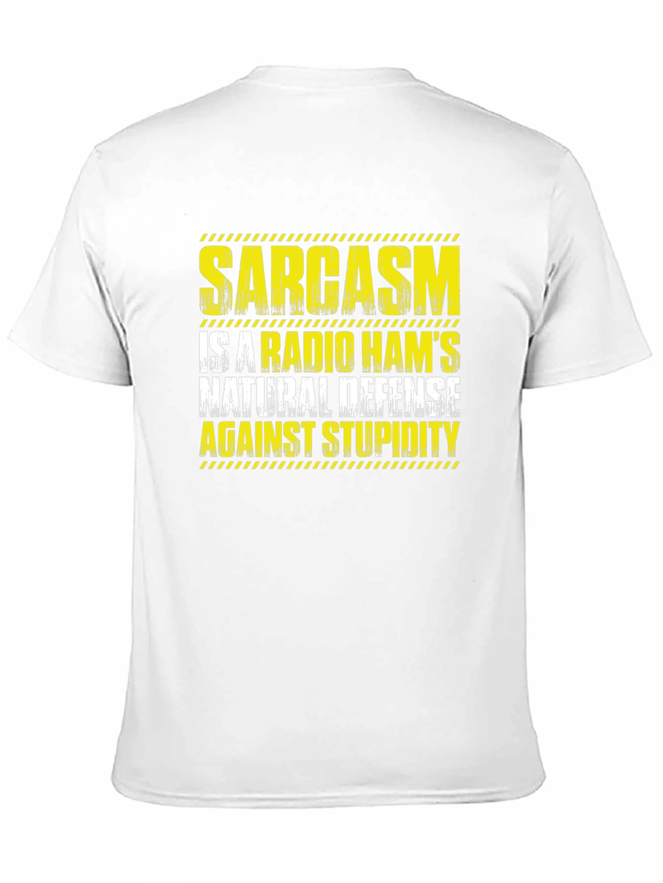 Black Sarcasm Radio Ham's Defense T-Shirt view 11