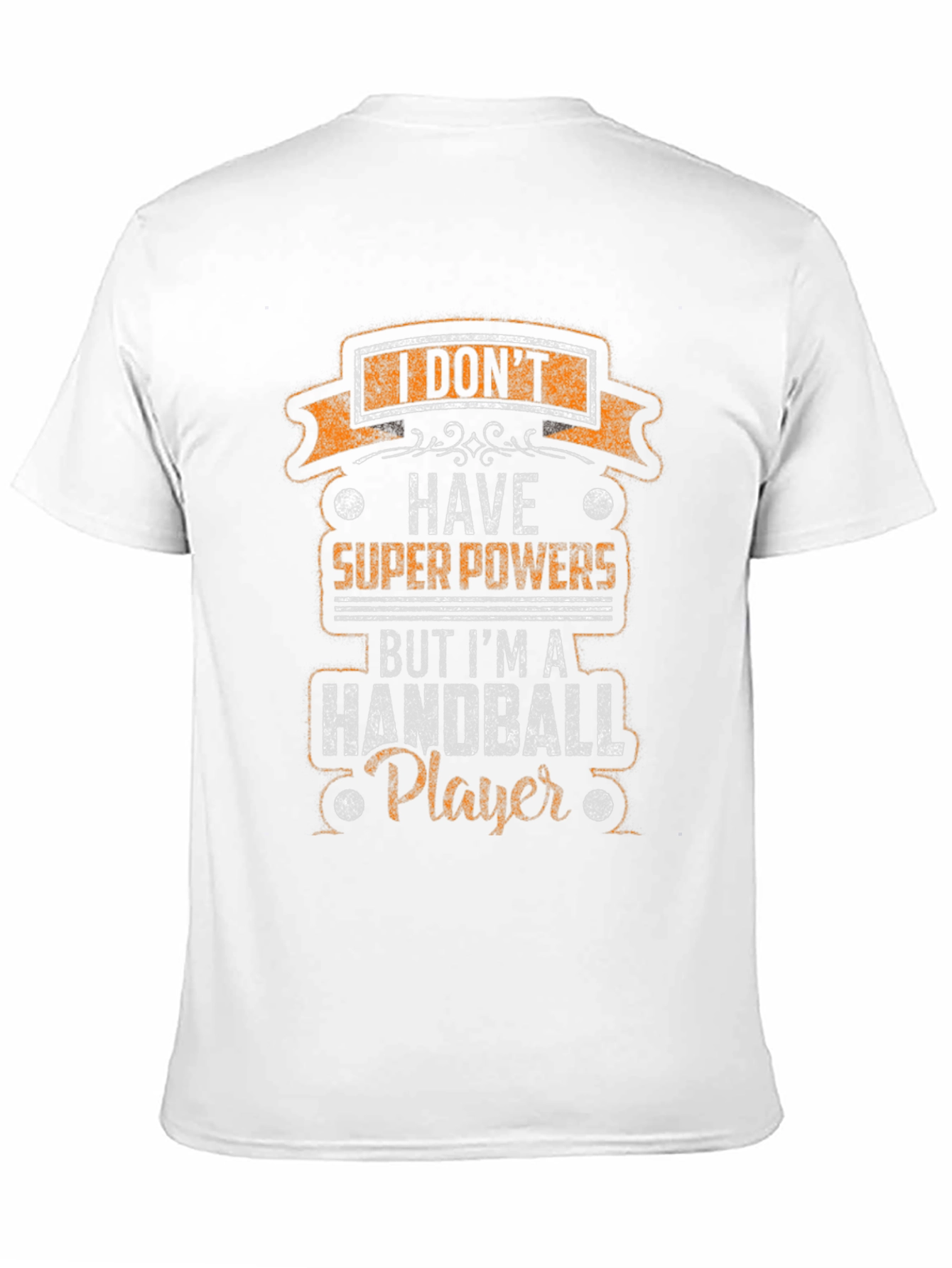 Black Handball Player Graphic T-Shirt - Funny Sport Tee view 11