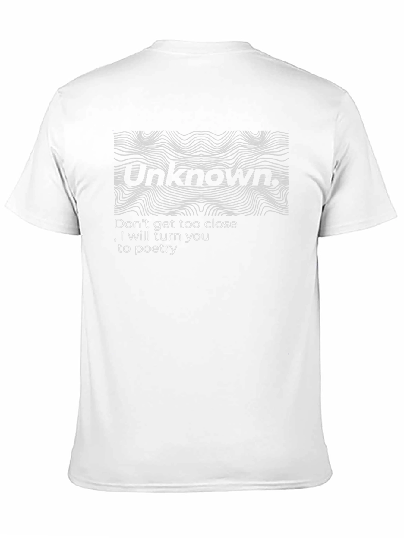 Black Unknown Poetry Graphic T-Shirt - Unique Design view 11