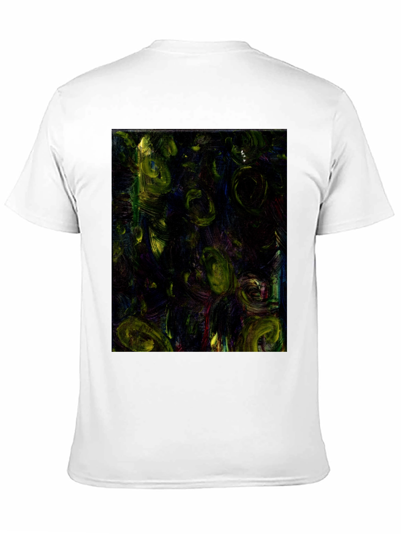 Black Abstract Art Print Black T-Shirt view 11