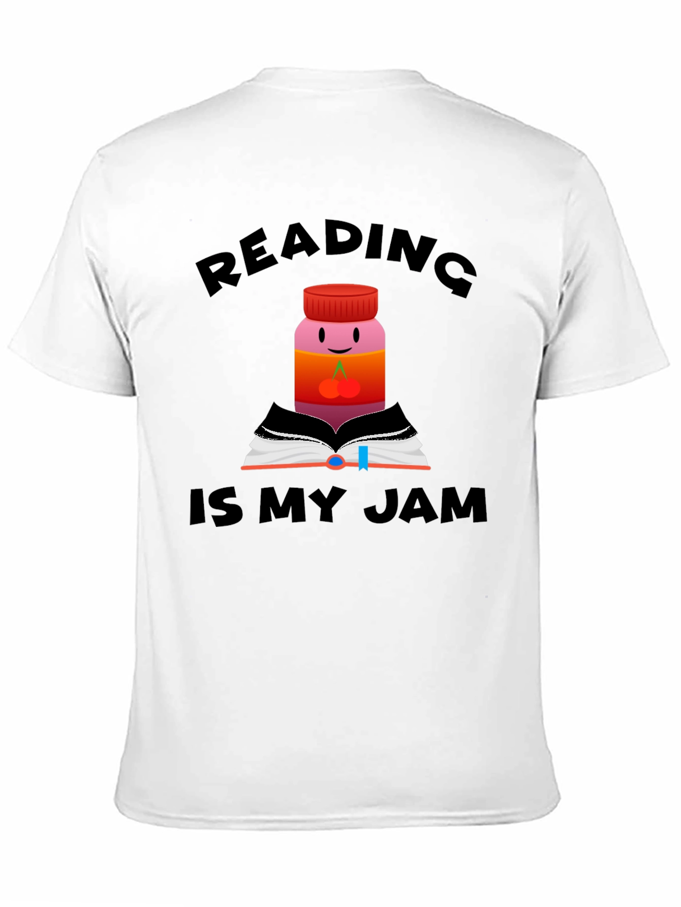 Black Reading is My Jam Funny T-Shirt view 11