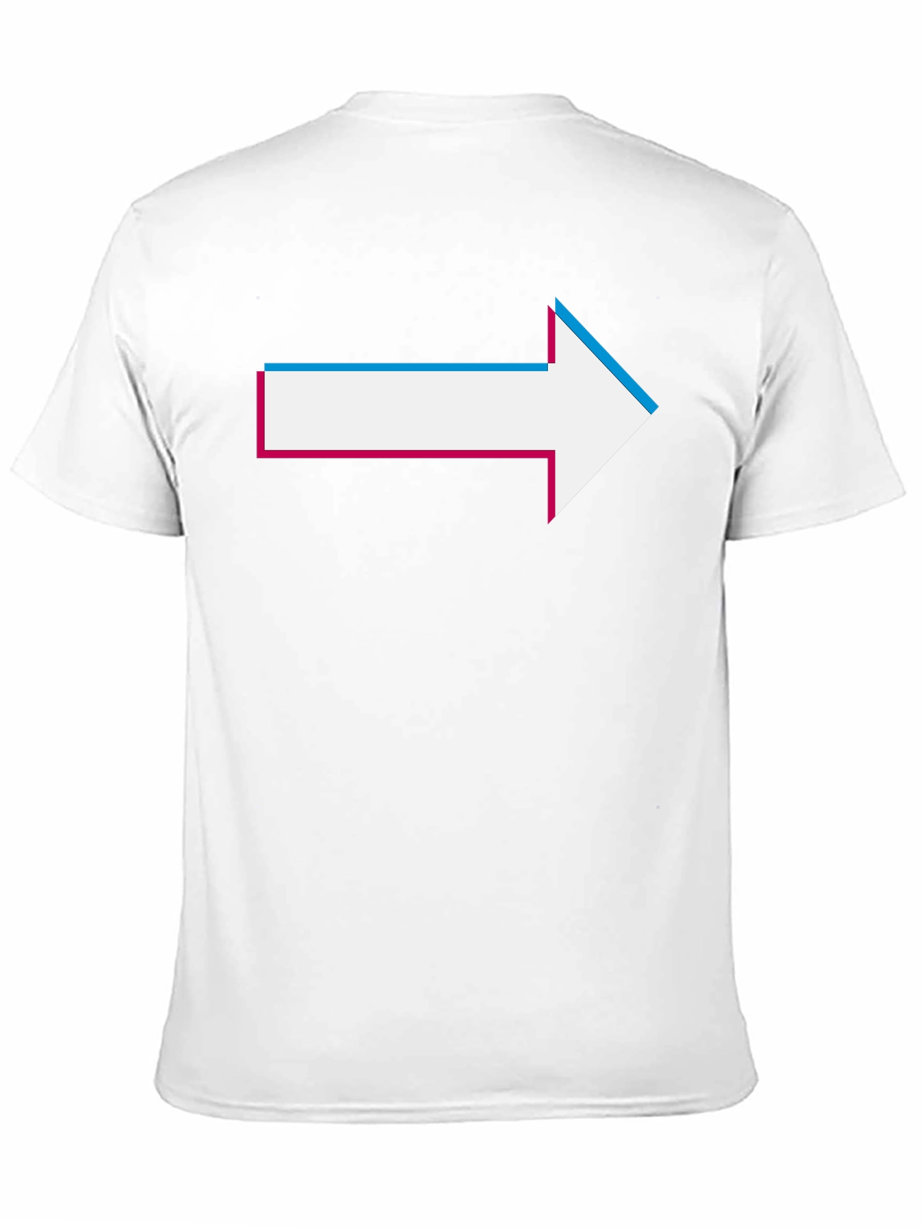 Black Arrow Graphic Tee - Casual Black T-Shirt view 11