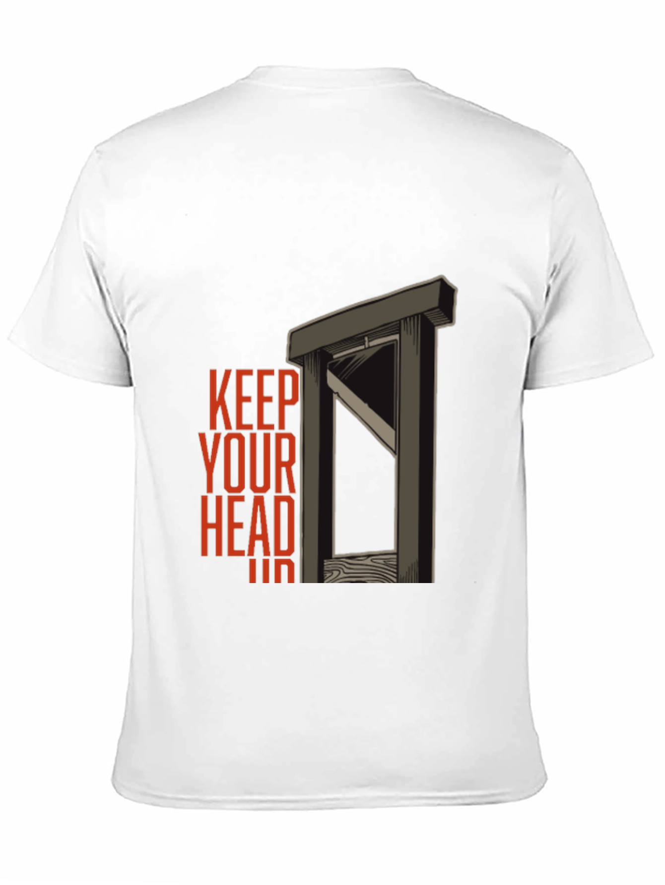 Black Keep Your Head Shirt - Dark Humor Graphic Tee view 11
